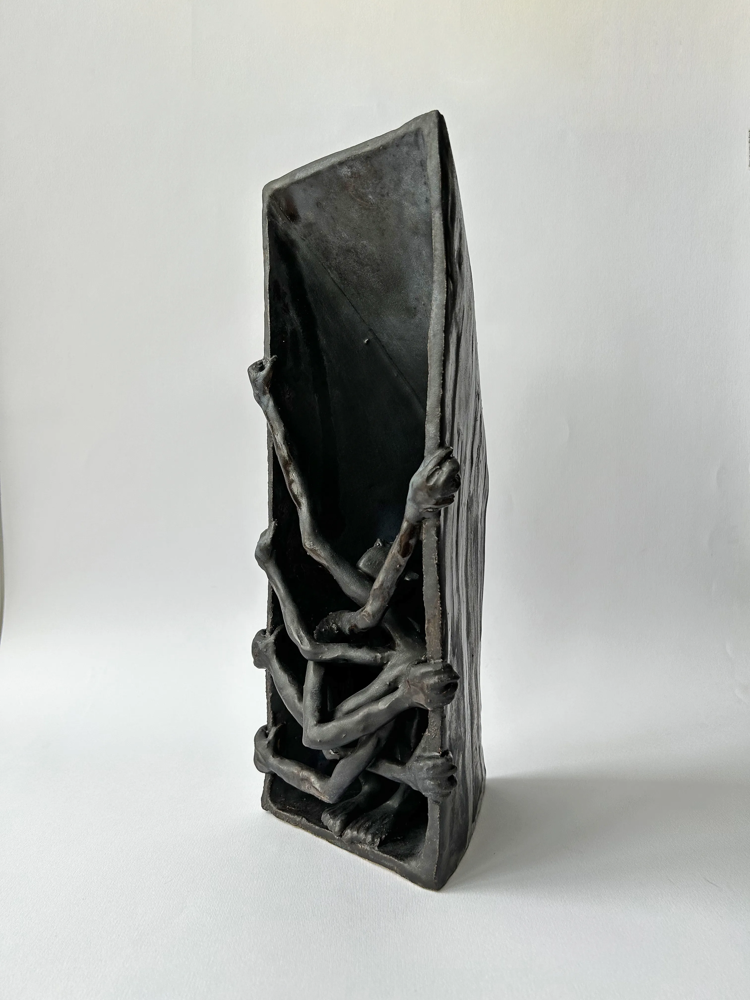 Image of Замкнутість by VITALIY KRASUTSKIY, size: 40х15х15 см, made of ceramics, Sculpture medium, from Lviv, part of the Series 1 series, priced at $250 Photo 2 of 11.