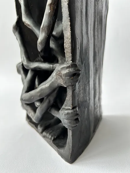 Image of Замкнутість by VITALIY KRASUTSKIY, size: 40х15х15 см, made of ceramics, Sculpture medium, from Lviv, part of the Series 1 series, priced at $250 Photo 3 of 11.