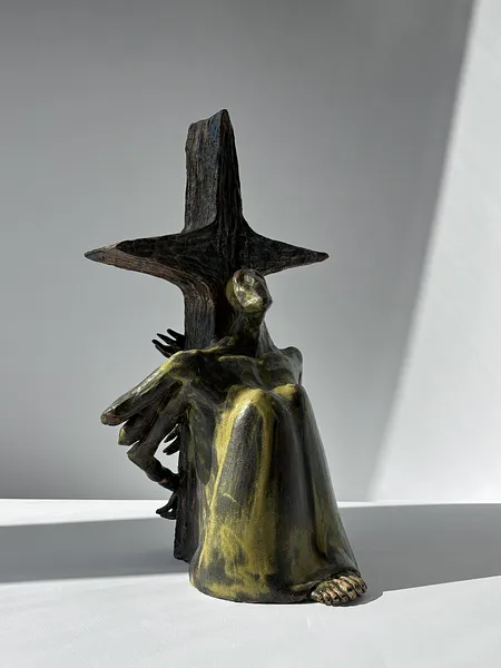 Image of Мій хрест by VITALIY KRASUTSKIY, size: 37х22х20см, made of ceramics, Sculpture medium, from Lviv, part of the Series 1 series Photo 2 of 7.