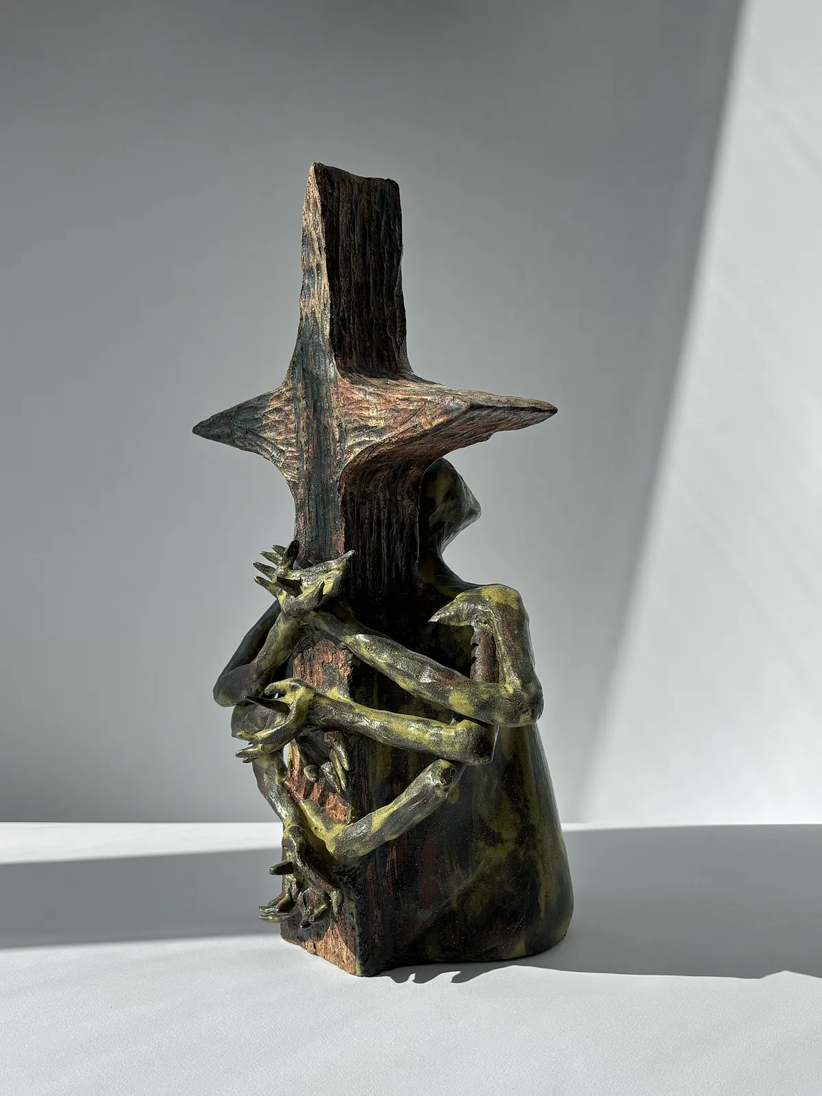 Image of My Cross by VITALIY KRASUTSKIY, made of ceramics, Sculpture medium, from Lviv, part of the Series 1 series Photo 3 of 7.
