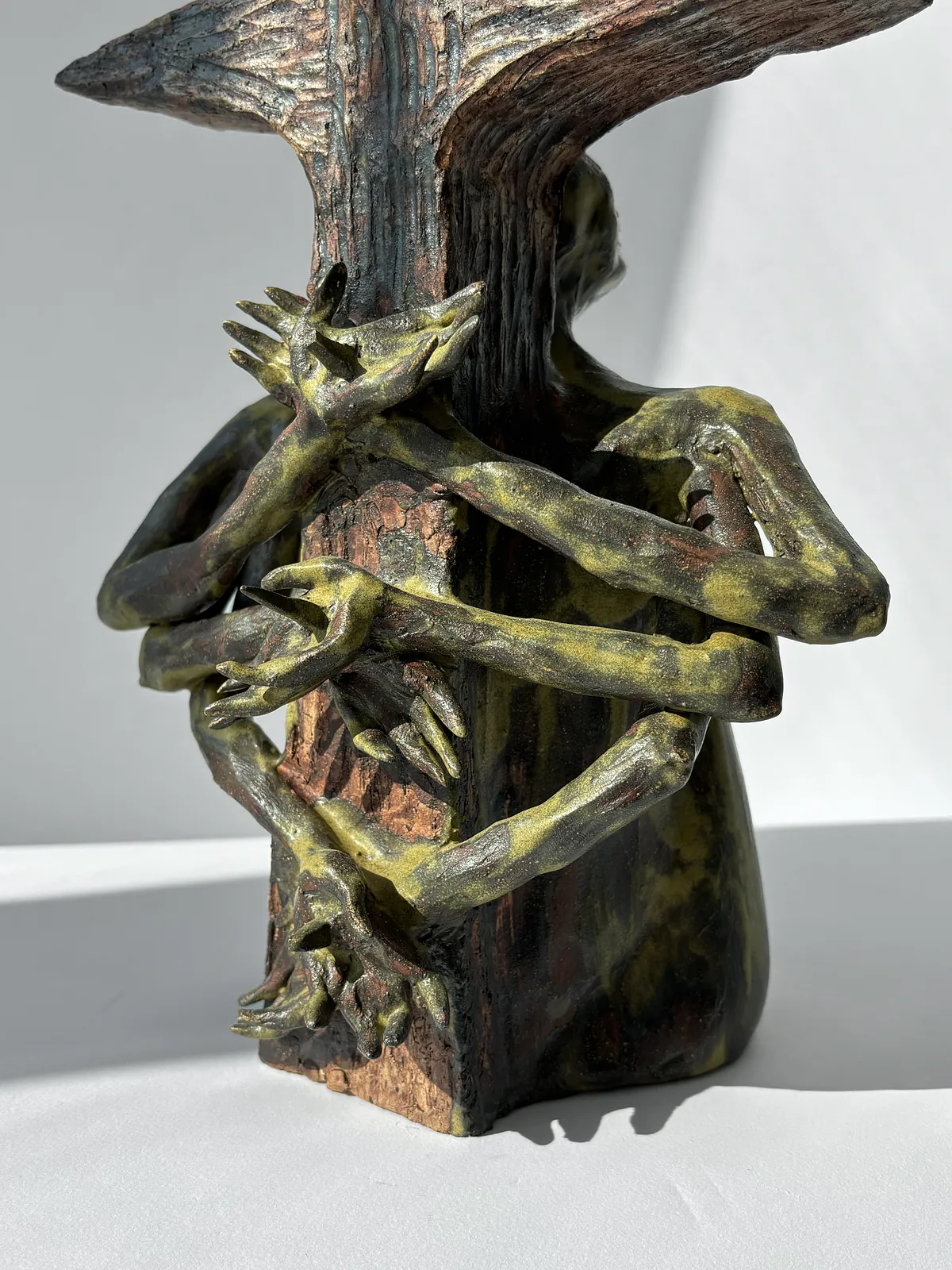 Image of My Cross by VITALIY KRASUTSKIY, made of ceramics, Sculpture medium, from Lviv, part of the Series 1 series Photo 4 of 7.