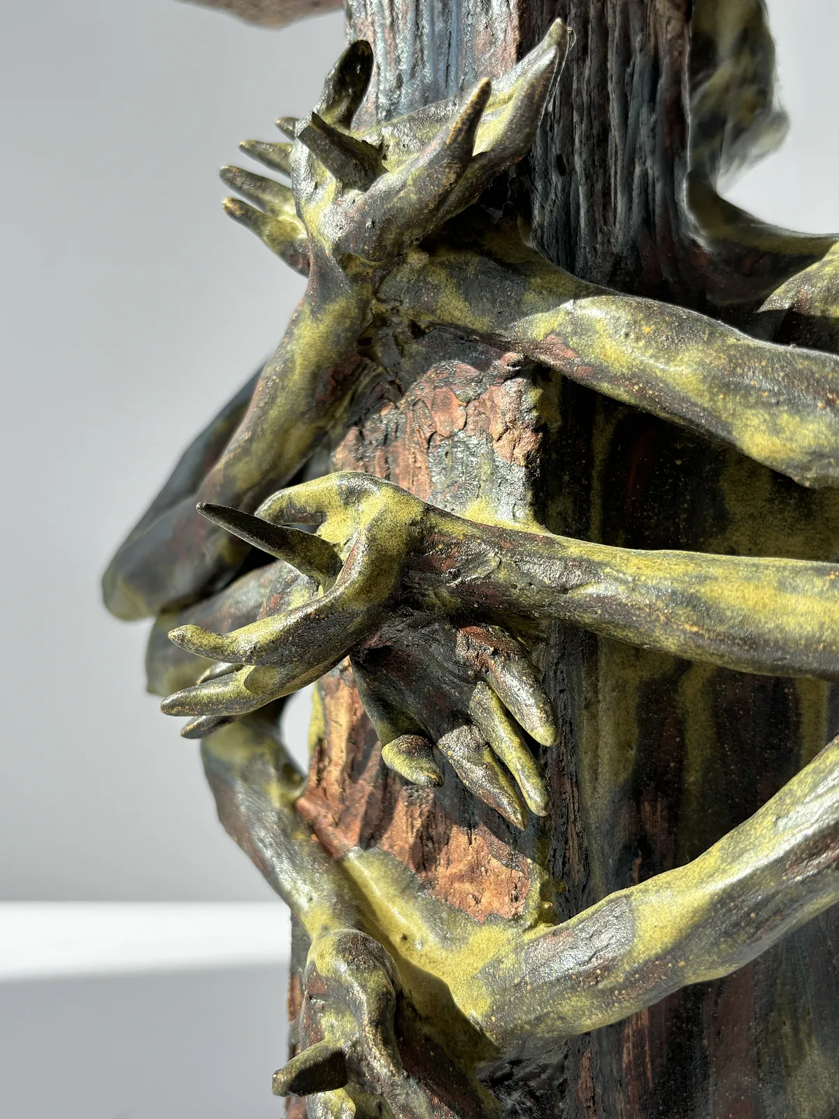 Image of My Cross by VITALIY KRASUTSKIY, made of ceramics, Sculpture medium, from Lviv, part of the Series 1 series Photo 5 of 7.