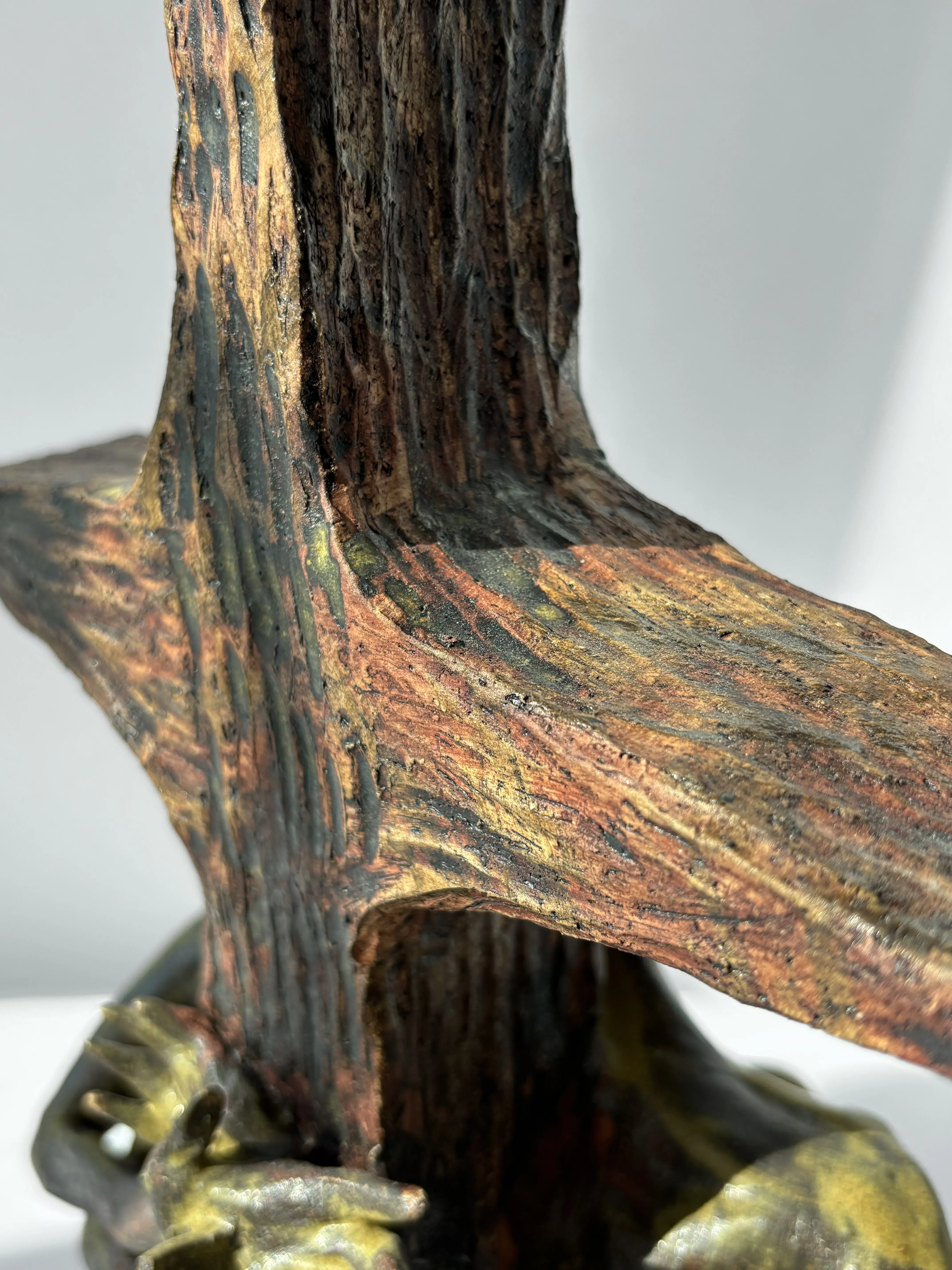 Image of Мій хрест by VITALIY KRASUTSKIY, size: 37х22х20см, made of ceramics, Sculpture medium, from Lviv, part of the Series 1 series Photo 6 of 7.