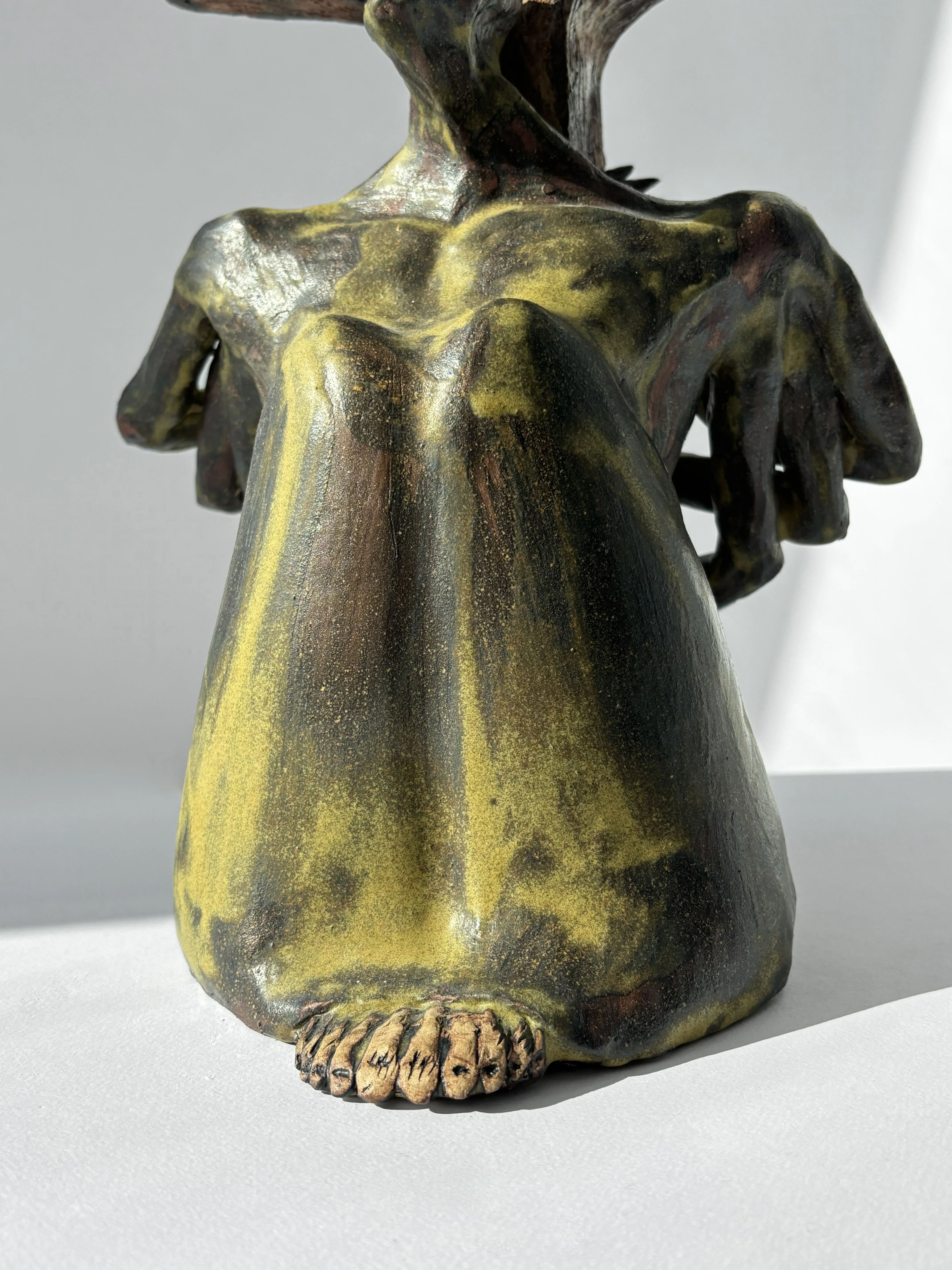 Image of Мій хрест by VITALIY KRASUTSKIY, size: 37х22х20см, made of ceramics, Sculpture medium, from Lviv, part of the Series 1 series Photo 7 of 7.