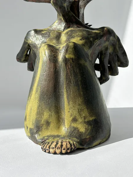 Image of Мій хрест by VITALIY KRASUTSKIY, size: 37х22х20см, made of ceramics, Sculpture medium, from Lviv, part of the Series 1 series Photo 7 of 7.