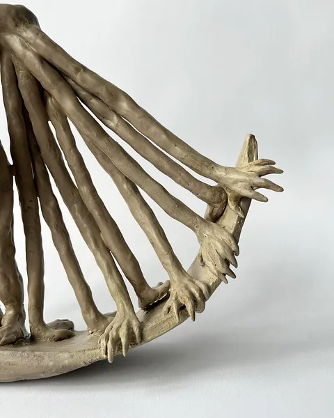 Image of Баланс by VITALIY KRASUTSKIY, size: 44х32х8 см, made of ceramics, Sculpture medium, from Lviv, part of the Series 1 series Photo 8 of 9.