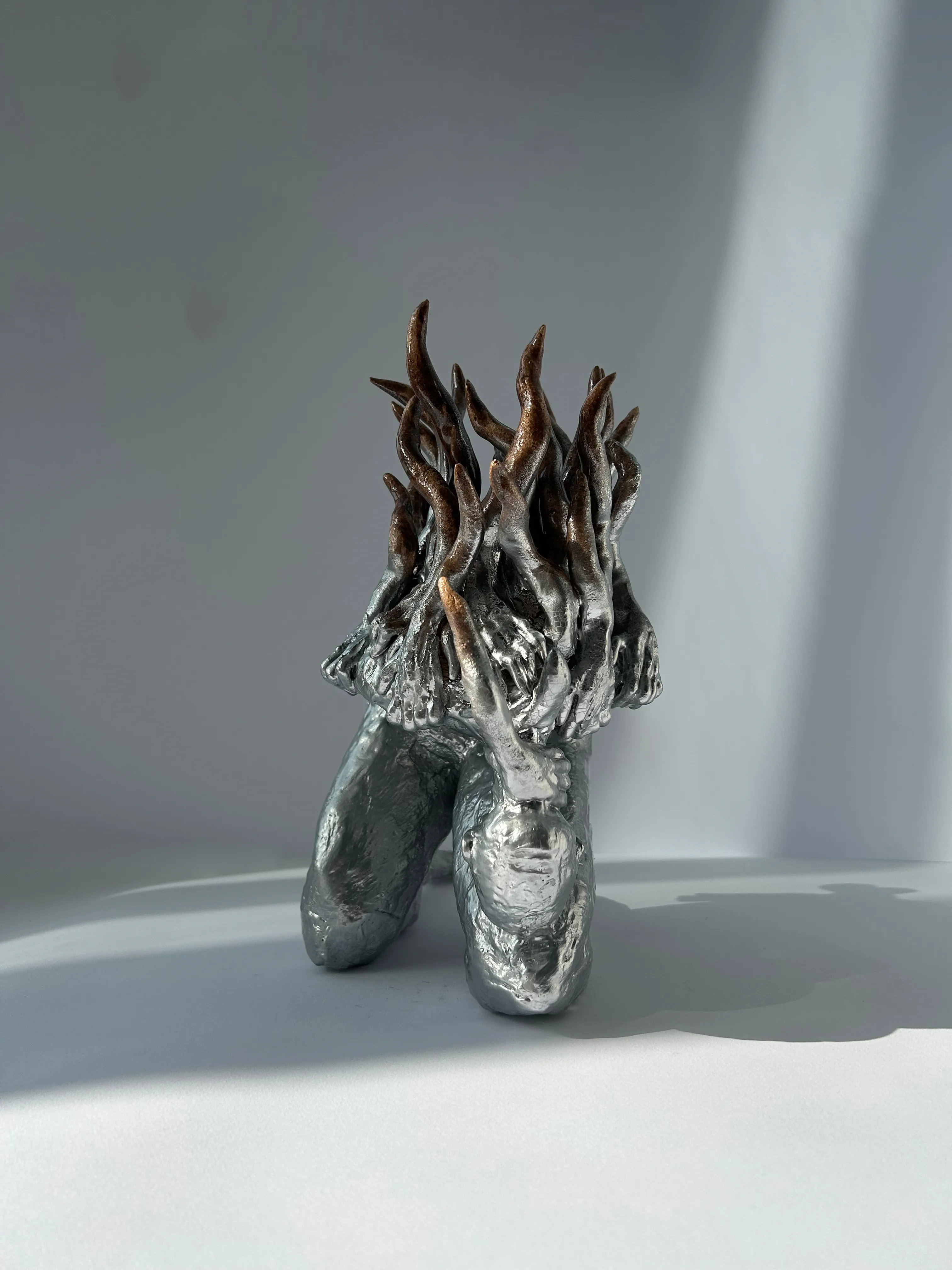 Image of First day by VITALIY KRASUTSKIY, size: 40х30х20 см, made of ceramics, Sculpture medium, from Lviv, part of the Series 1 series Photo 2 of 6.