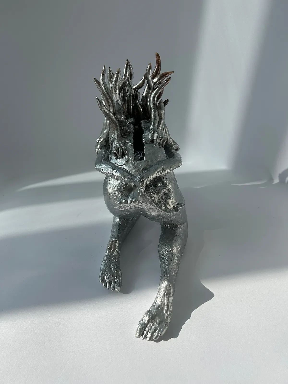 Image of First day by VITALIY KRASUTSKIY, made of ceramics, Sculpture medium, from Lviv, part of the Series 1 series Photo 3 of 6.