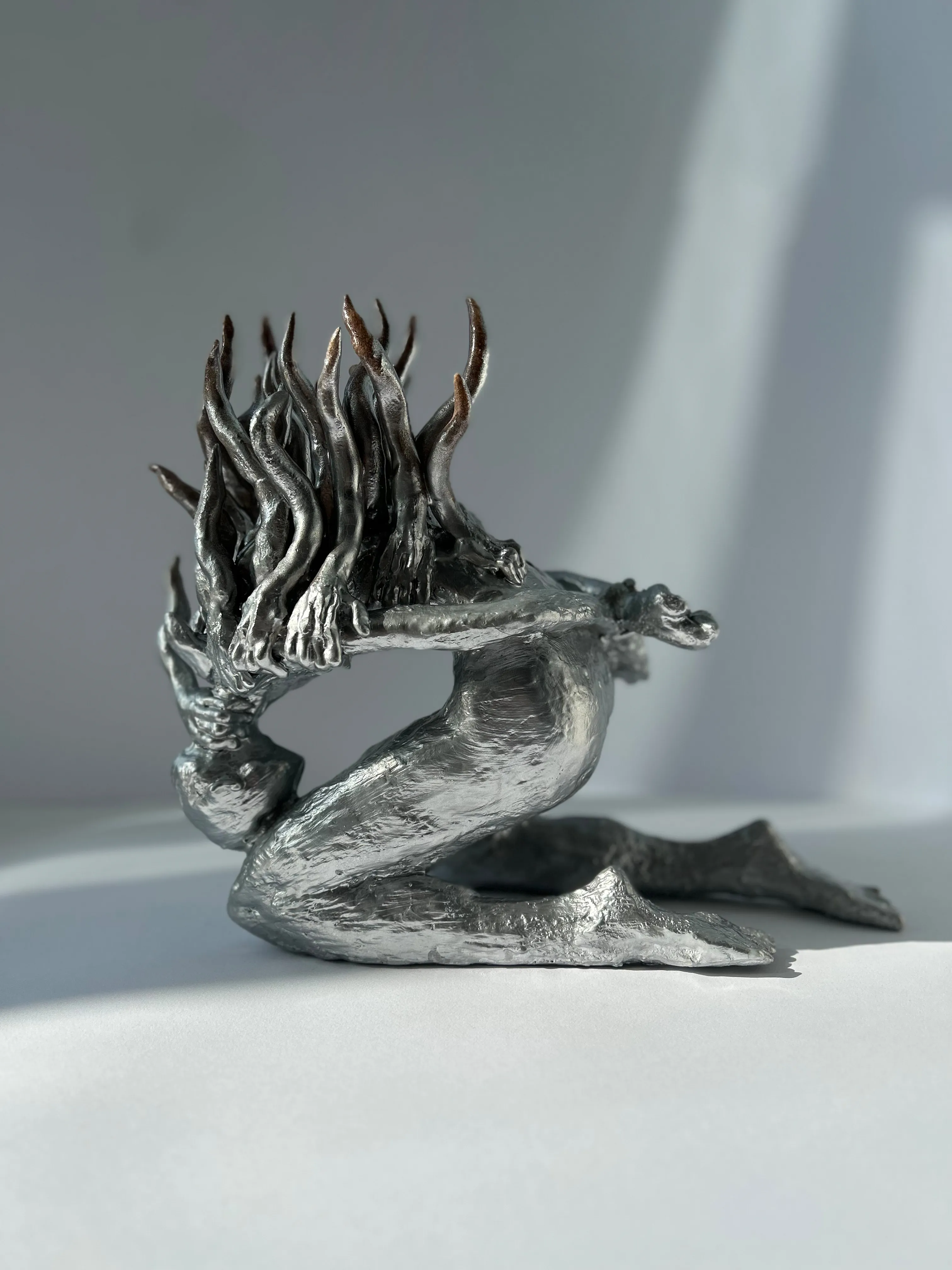 Image of First day by VITALIY KRASUTSKIY, size: 40х30х20 см, made of ceramics, Sculpture medium, from Lviv, part of the Series 1 series Photo 4 of 6.