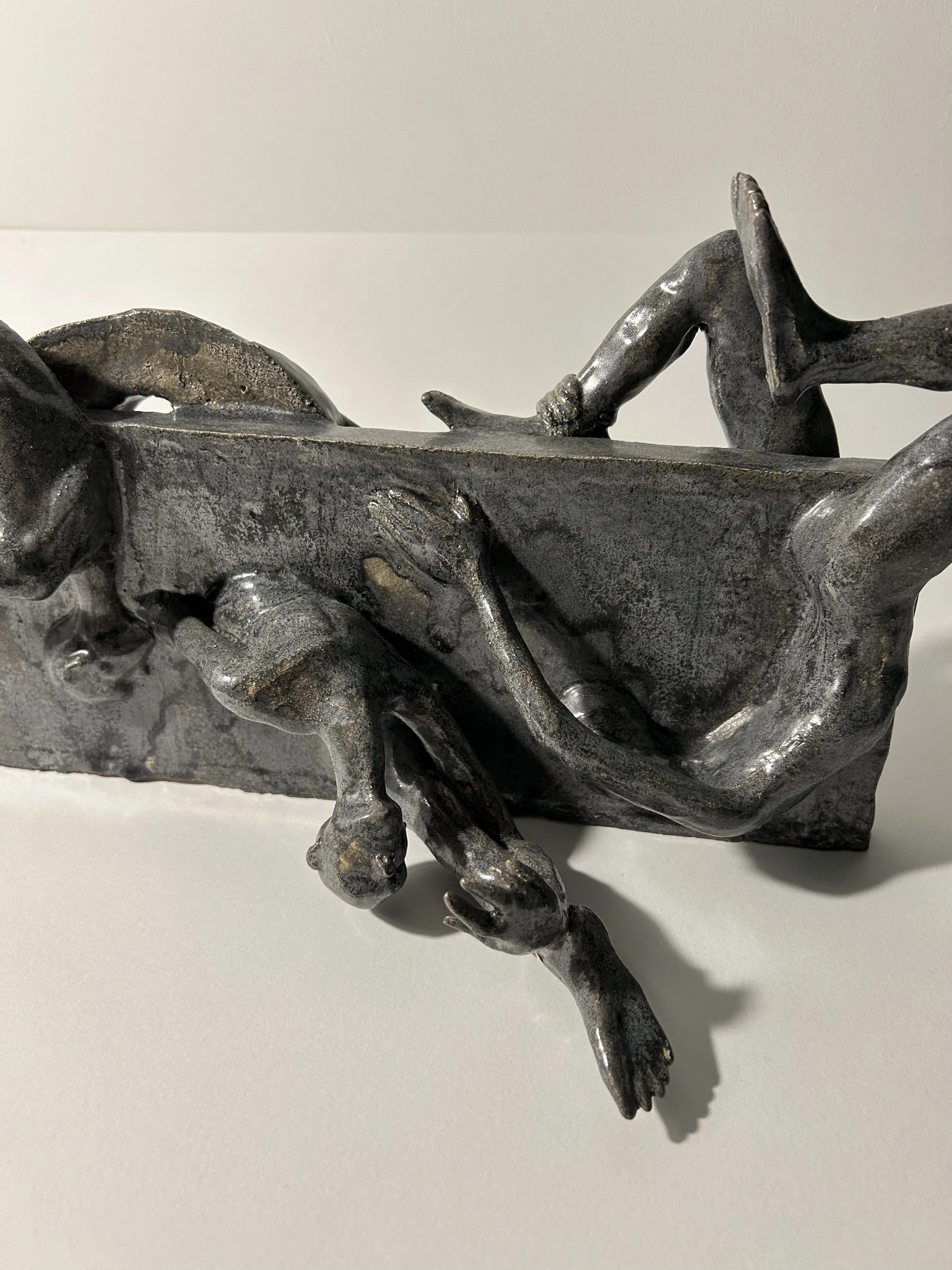 Image of Wall of Emotions by VITALIY KRASUTSKIY, size: 50х23х10см, made of Chamotte clay, glazes, Sculpture medium, from Lviv, part of the Series 1 series Photo 2 of 12.