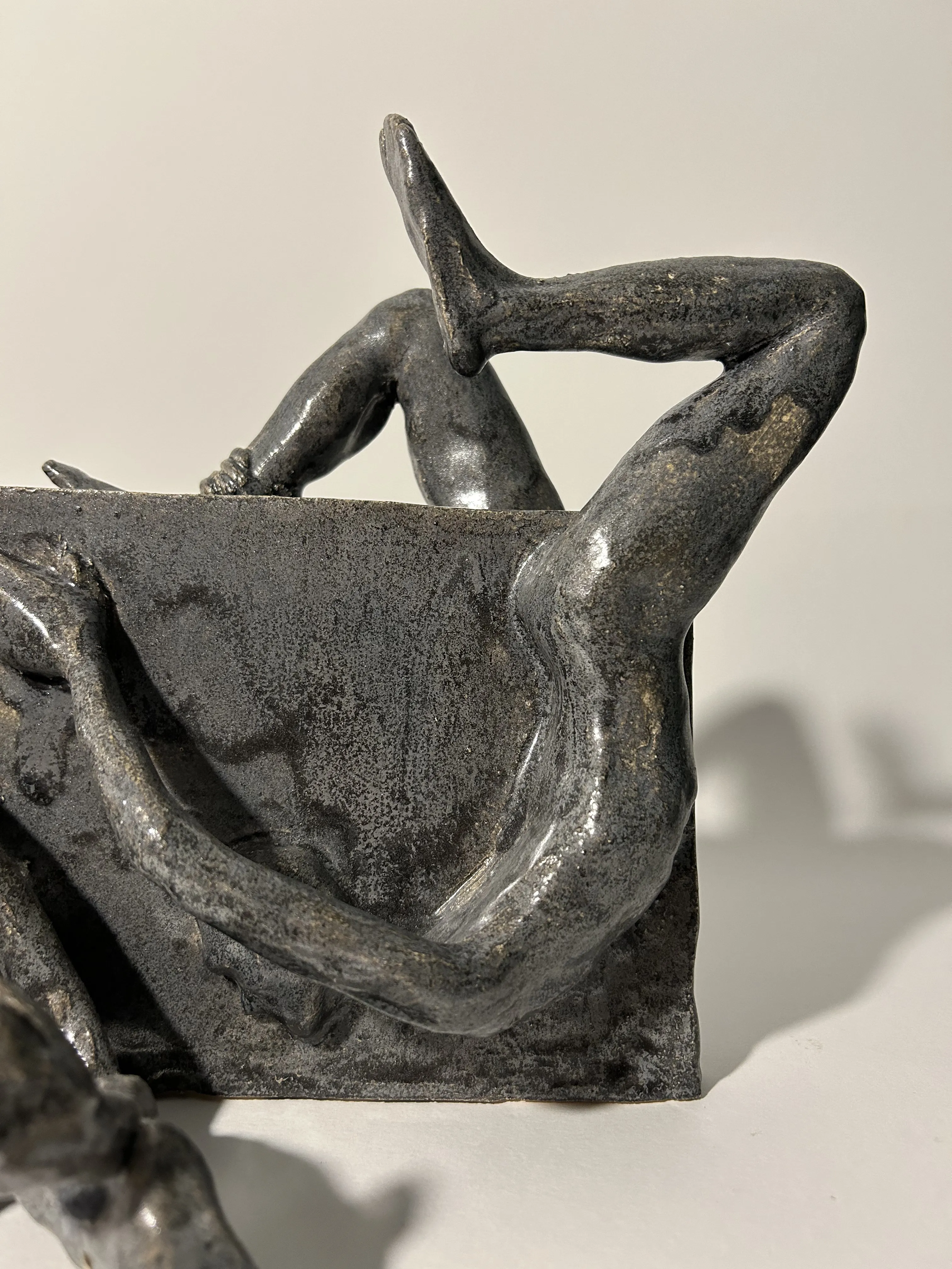 Image of Wall of Emotions by VITALIY KRASUTSKIY, size: 50х23х10см, made of Chamotte clay, glazes, Sculpture medium, from Lviv, part of the Series 1 series Photo 3 of 12.