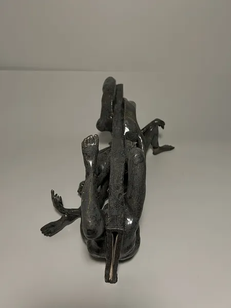 Image of Wall of Emotions by VITALIY KRASUTSKIY, size: 50х23х10см, made of Chamotte clay, glazes, Sculpture medium, from Lviv, part of the Series 1 series Photo 4 of 12.