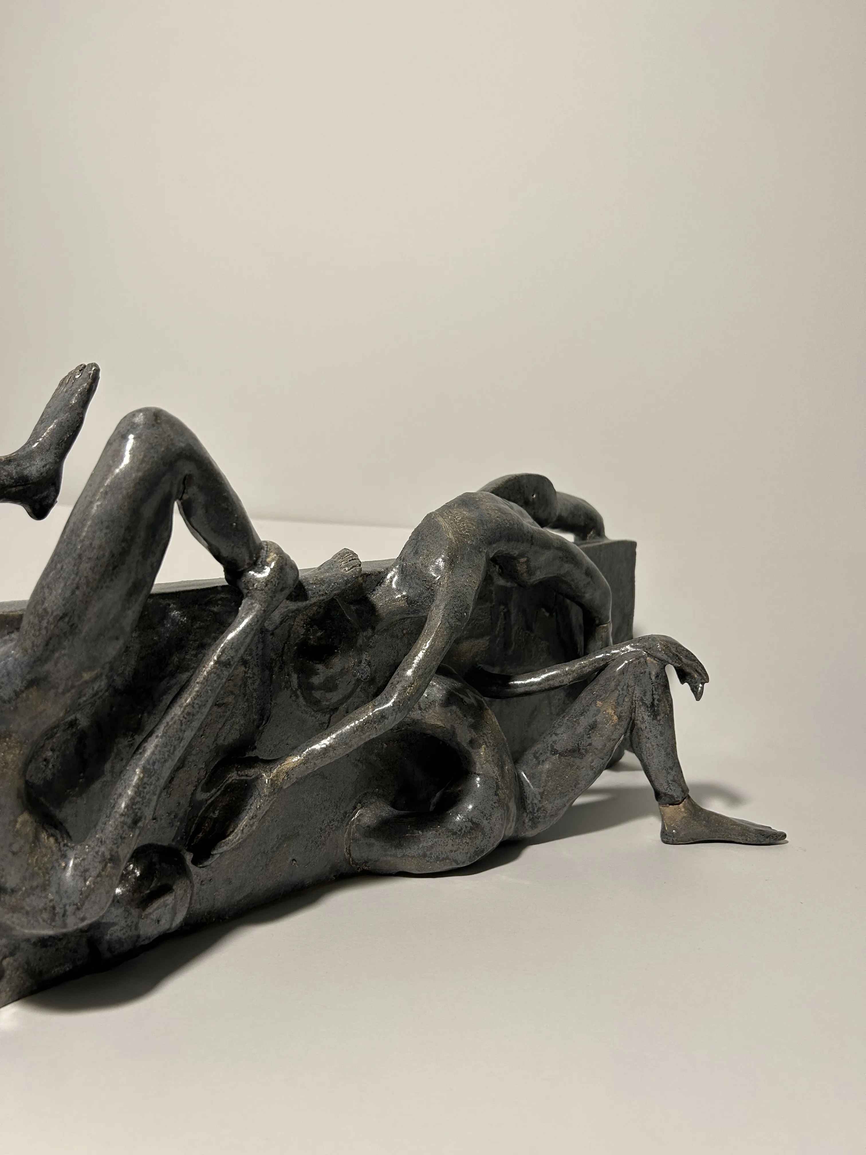 Image of Wall of Emotions by VITALIY KRASUTSKIY, size: 50х23х10см, made of Chamotte clay, glazes, Sculpture medium, from Lviv, part of the Series 1 series Photo 5 of 12.