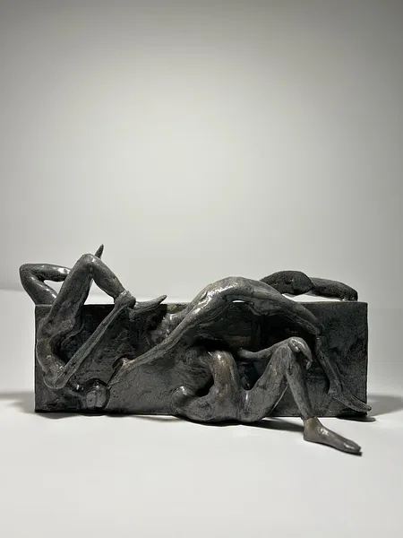 Image of Wall of Emotions by VITALIY KRASUTSKIY, size: 50х23х10см, made of Chamotte clay, glazes, Sculpture medium, from Lviv, part of the Series 1 series Photo 8 of 12.