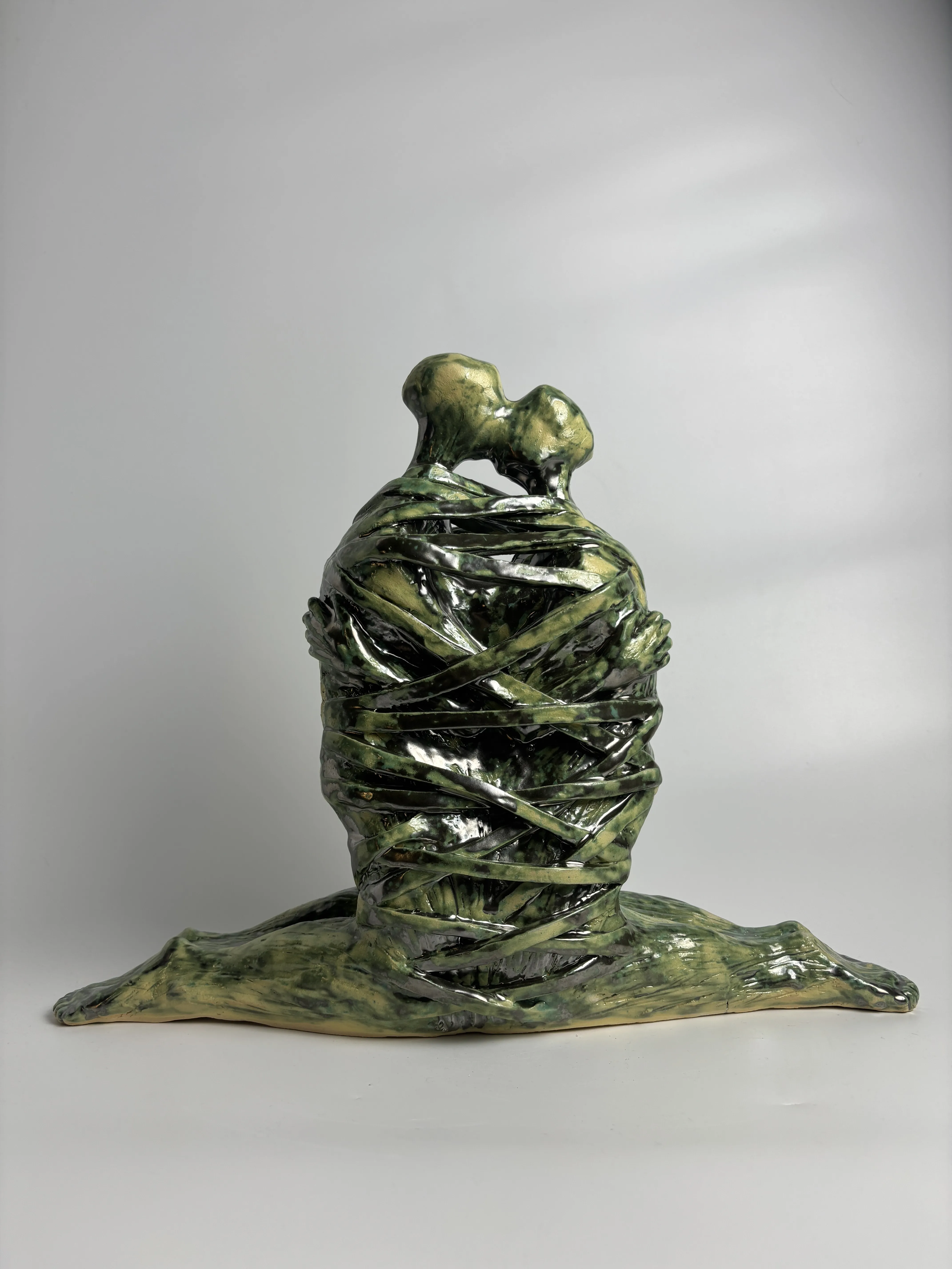 Image of Love by VITALIY KRASUTSKIY, made of Chamotte clay, glazes, Sculpture medium, from Lviv, part of the Series 1 series Photo 2 of 10.