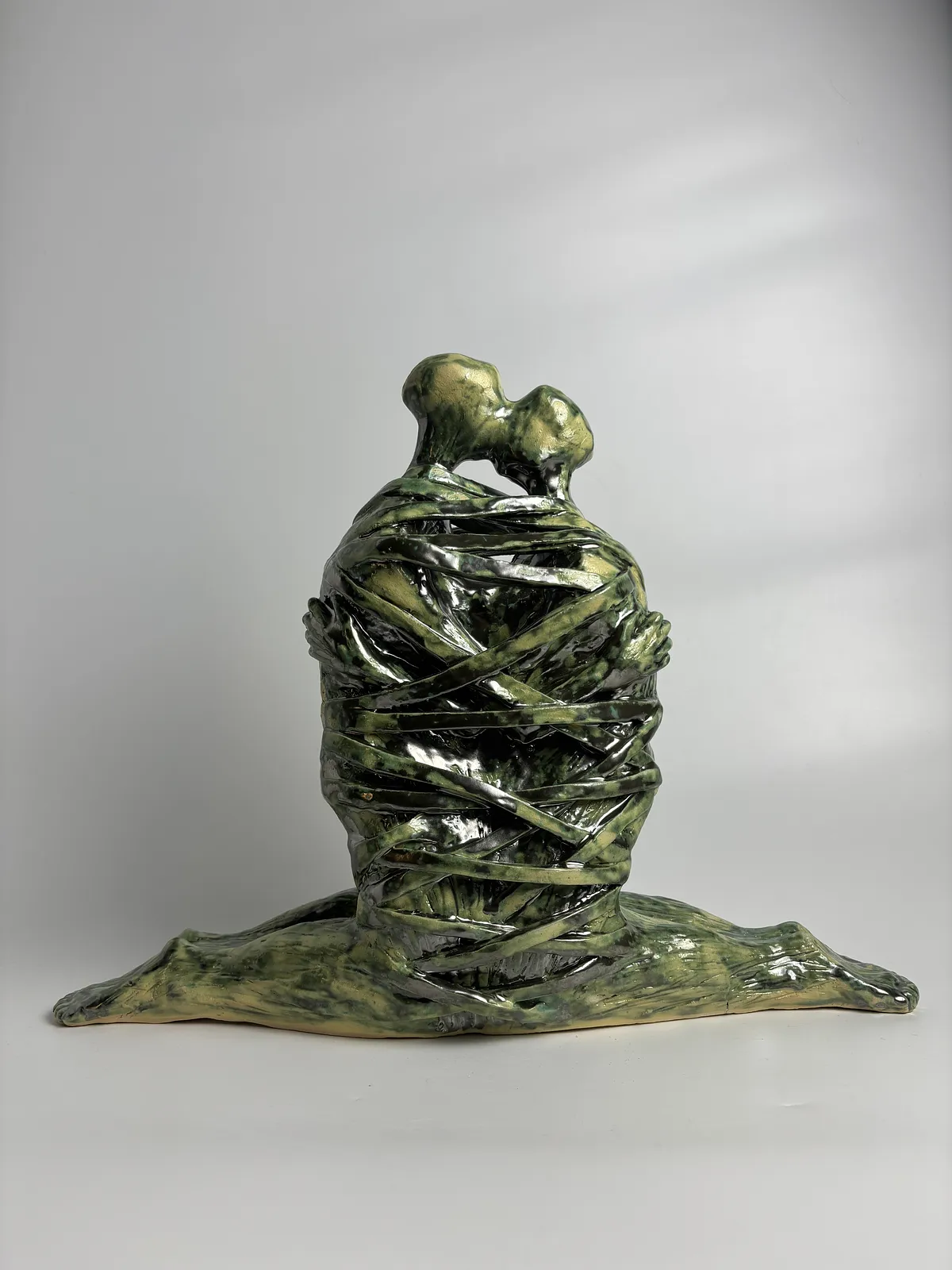 Image of Love by VITALIY KRASUTSKIY, made of Chamotte clay, glazes, Sculpture medium, from Lviv, part of the Series 1 series Photo 2 of 10.