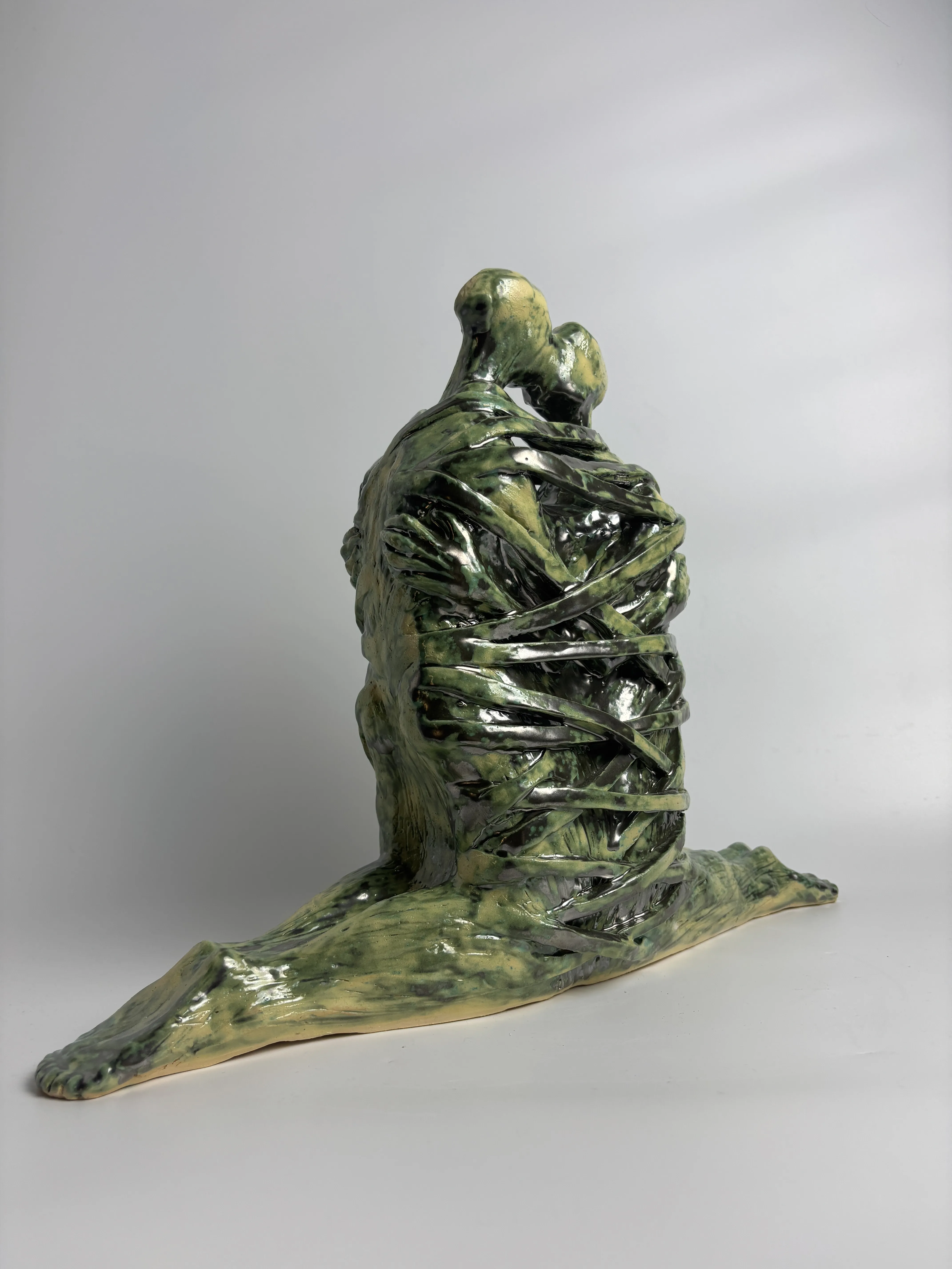 Image of Love by VITALIY KRASUTSKIY, made of Chamotte clay, glazes, Sculpture medium, from Lviv, part of the Series 1 series Photo 3 of 10.