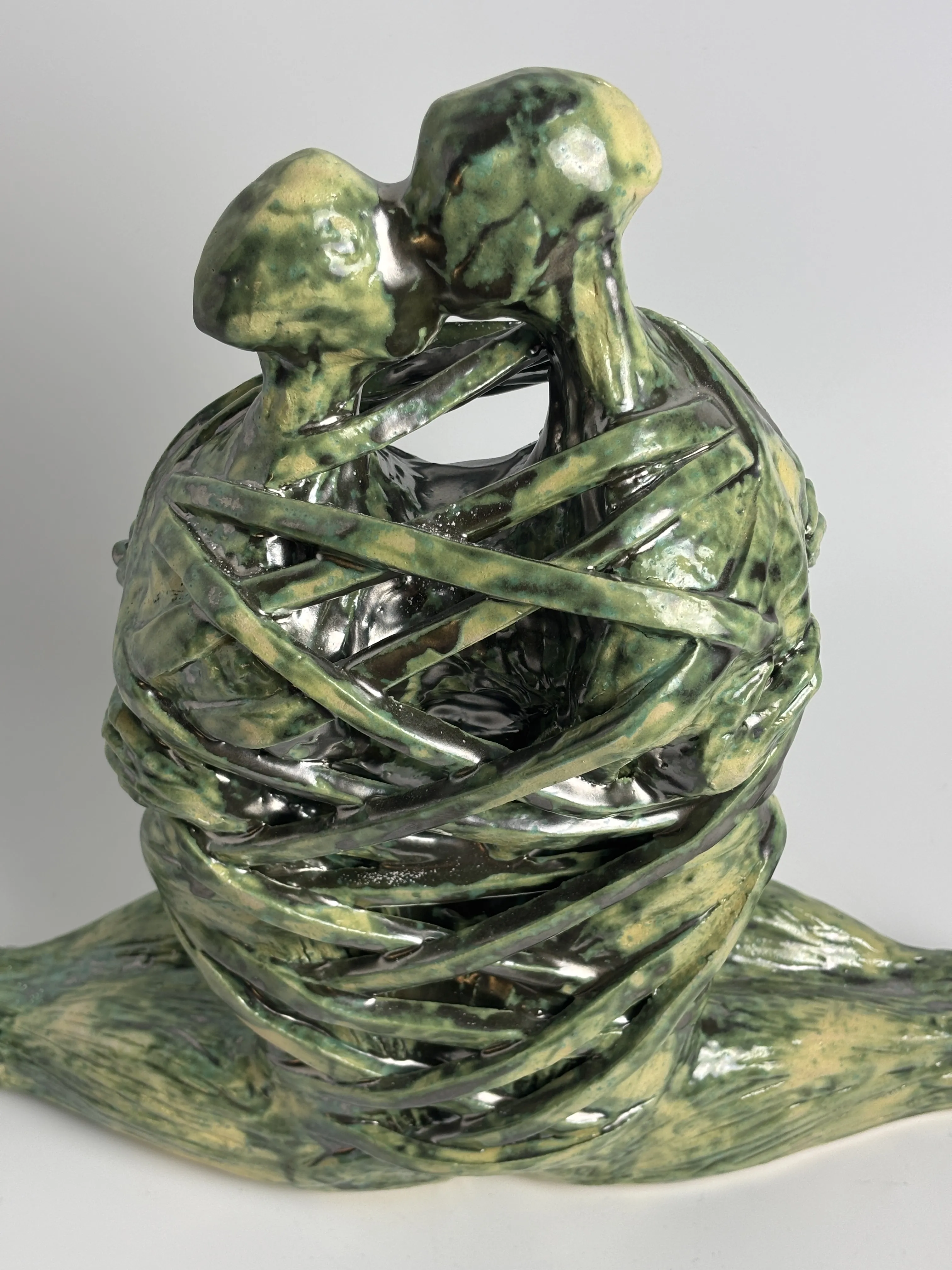 Image of Love by VITALIY KRASUTSKIY, made of Chamotte clay, glazes, Sculpture medium, from Lviv, part of the Series 1 series Photo 5 of 10.