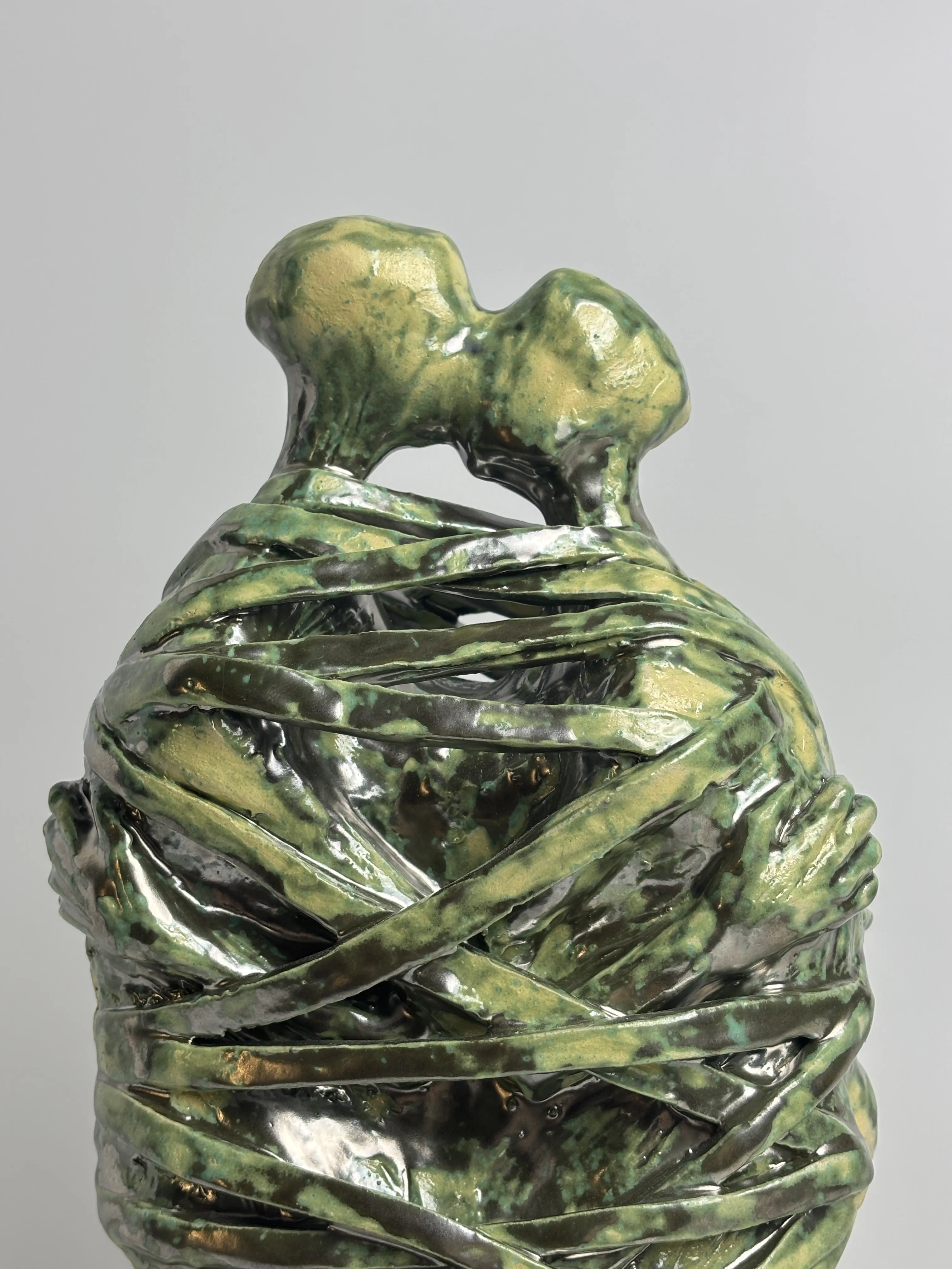 Image of Love by VITALIY KRASUTSKIY, made of Chamotte clay, glazes, Sculpture medium, from Lviv, part of the Series 1 series Photo 7 of 10.