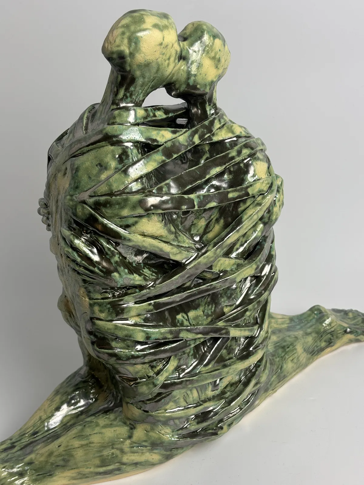 Image of Love by VITALIY KRASUTSKIY, made of Chamotte clay, glazes, Sculpture medium, from Lviv, part of the Series 1 series Photo 10 of 10.