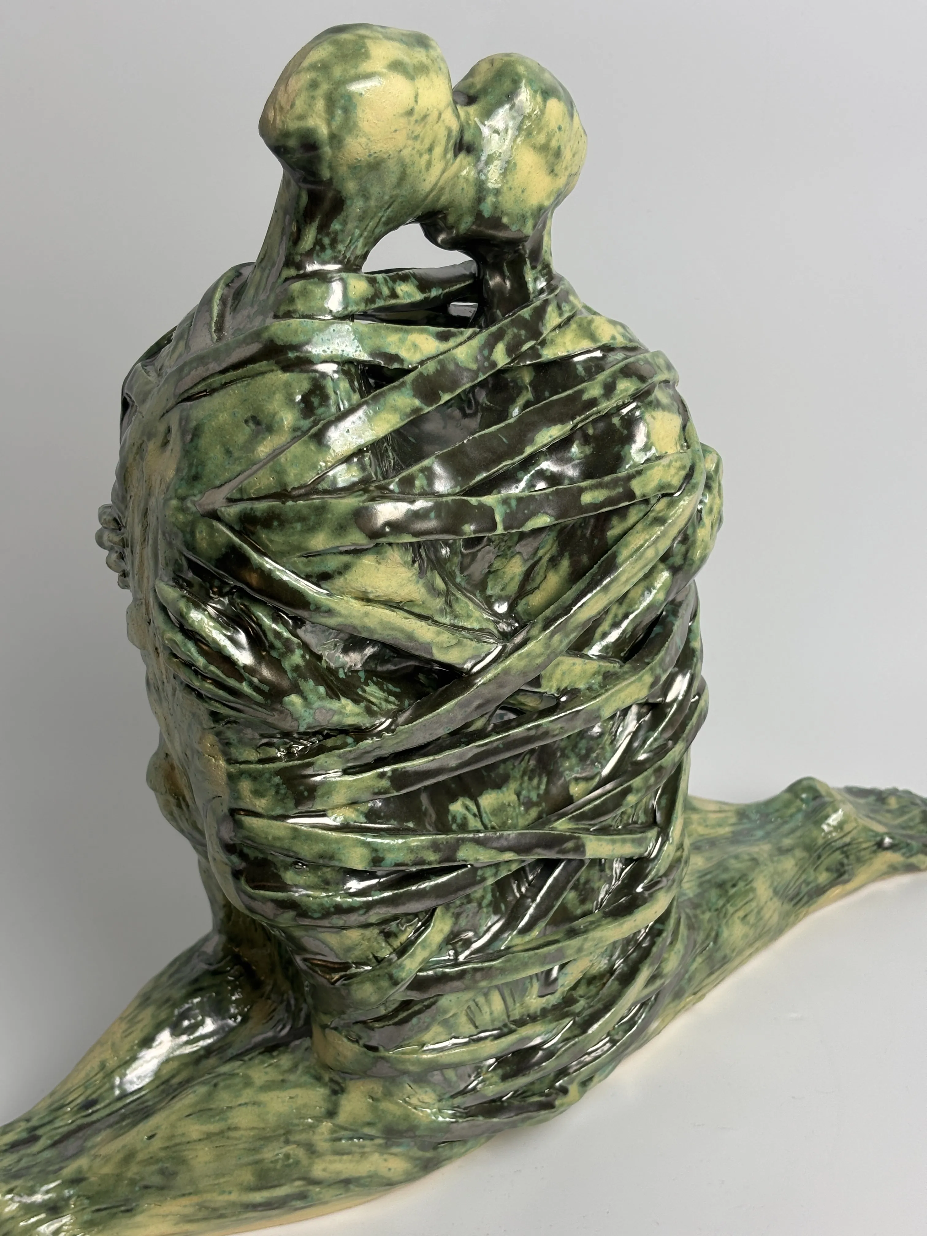Image of Love by VITALIY KRASUTSKIY, made of Chamotte clay, glazes, Sculpture medium, from Lviv, part of the Series 1 series Photo 10 of 10.