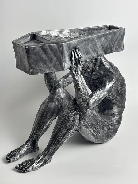 Image of Домовина by VITALIY KRASUTSKIY, size: 42х36х20 см, Sculpture medium, part of the Series 1 series, priced at €1600 Photo 3 of 15.