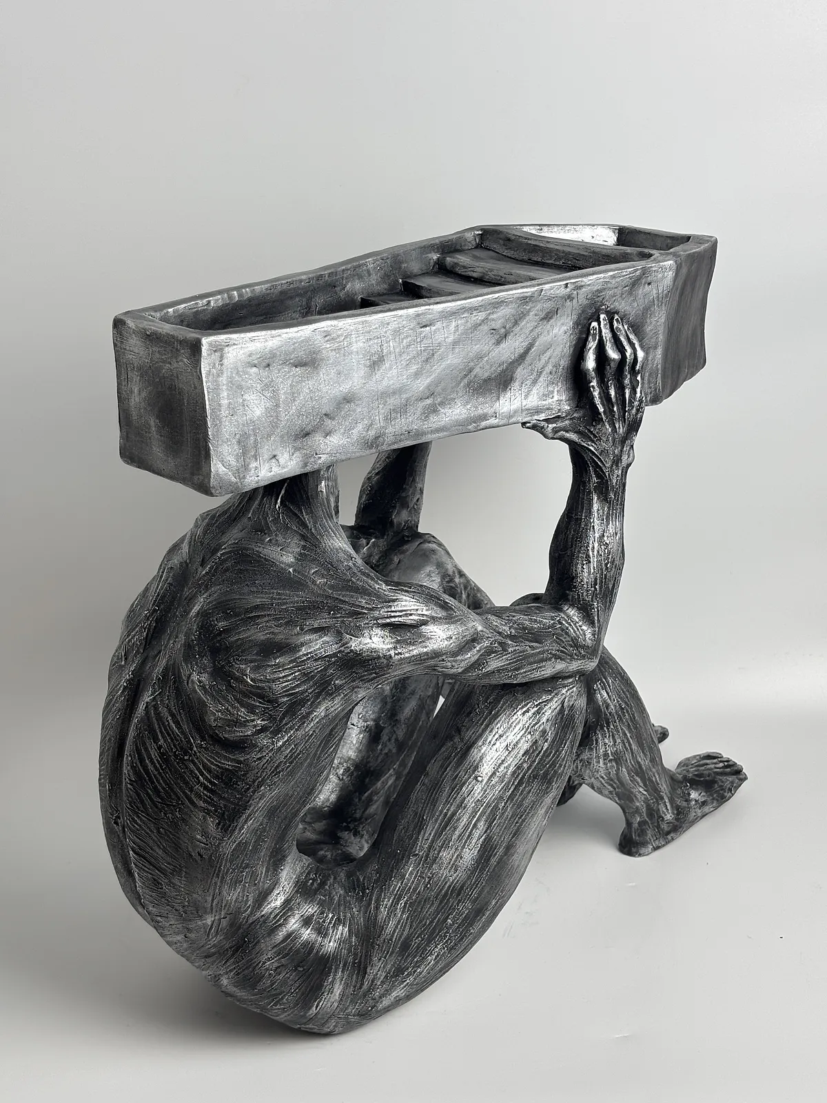 Image of Coffin by VITALIY KRASUTSKIY, made of Chamotte clay, glazes, Sculpture medium, from Lviv, part of the Series 1 series, priced at €1600 Photo 10 of 15.
