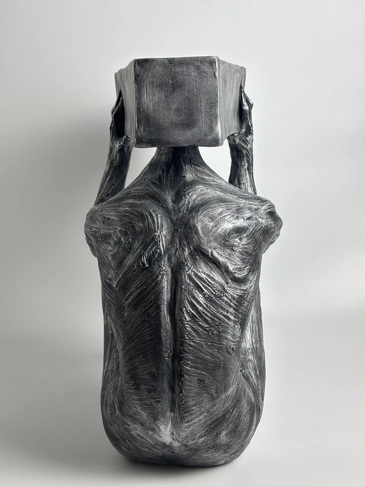Image of Coffin by VITALIY KRASUTSKIY, made of Chamotte clay, glazes, Sculpture medium, from Lviv, part of the Series 1 series, priced at €1600 Photo 13 of 15.