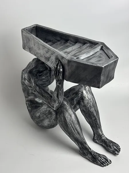 Image of Домовина by VITALIY KRASUTSKIY, size: 42х36х20 см, Sculpture medium, part of the Series 1 series, priced at €1600 Photo 7 of 15.