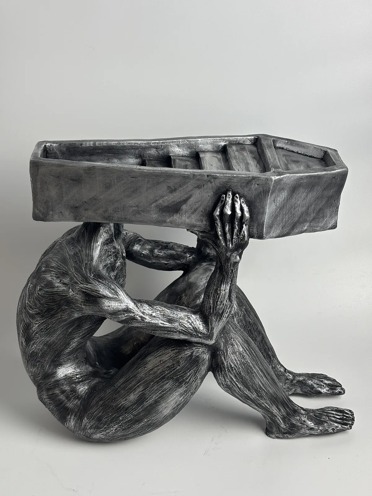 Image of Coffin by VITALIY KRASUTSKIY, made of Chamotte clay, glazes, Sculpture medium, from Lviv, part of the Series 1 series, priced at €1600 Photo 8 of 15.