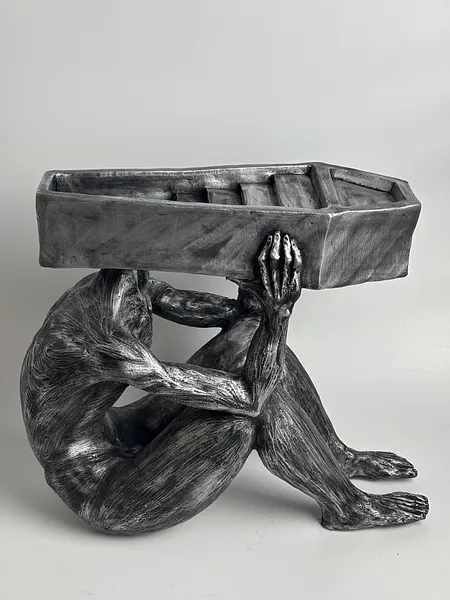 Image of Домовина by VITALIY KRASUTSKIY, size: 42х36х20 см, Sculpture medium, part of the Series 1 series, priced at €1600 Photo 8 of 15.