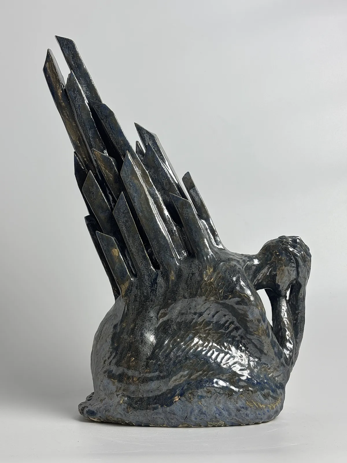 Image of Thorns by VITALIY KRASUTSKIY, made of Chamotte clay, glazes, Sculpture medium, from Lviv, part of the Series 1 series, priced at €600 Photo 2 of 9.
