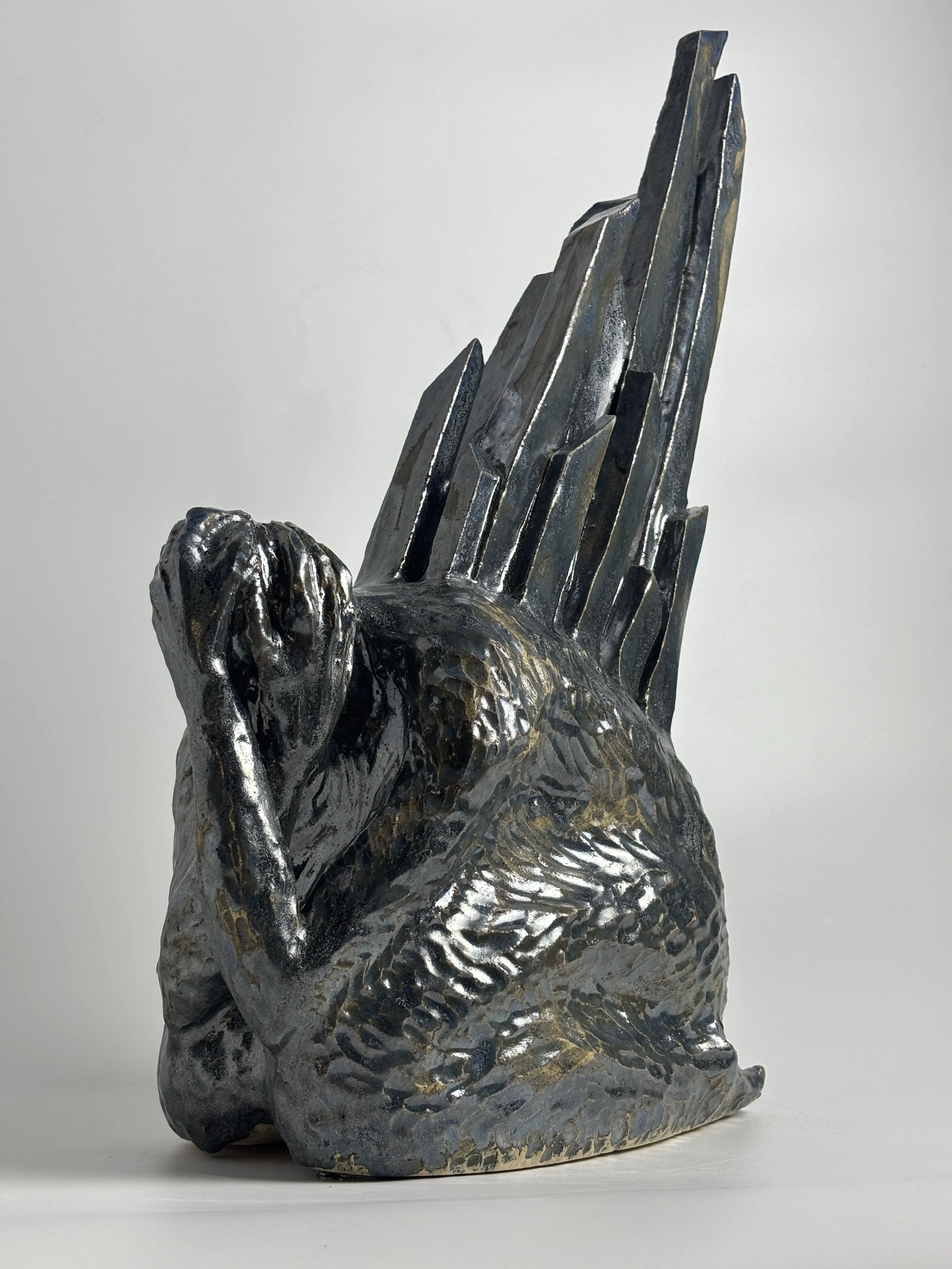 Image of Thorns by VITALIY KRASUTSKIY, made of Chamotte clay, glazes, Sculpture medium, from Lviv, part of the Series 1 series, priced at €1200 (≈ 62,125 грн) Photo 9 of 9.