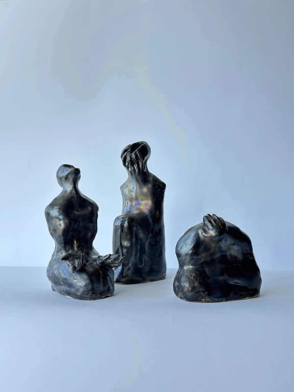 Image of Burnout by VITALIY KRASUTSKIY, made of Chamotte clay, glazes, Sculpture medium, from Lviv, part of the Series 1 series Photo 1 of 5.