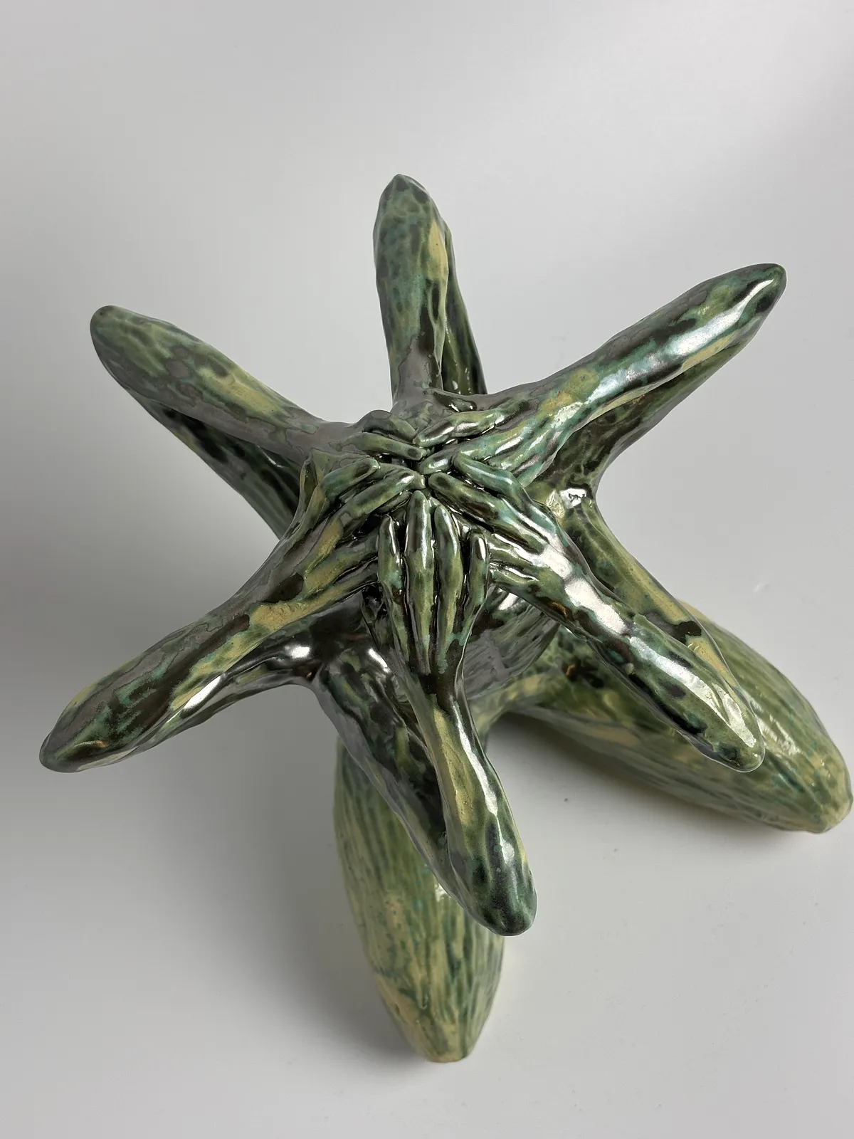 Image of Pressure II by VITALIY KRASUTSKIY, made of Chamotte clay, glazes, Sculpture medium, from Lviv, part of the Series 1 series, priced at €500 Photo 9 of 11.