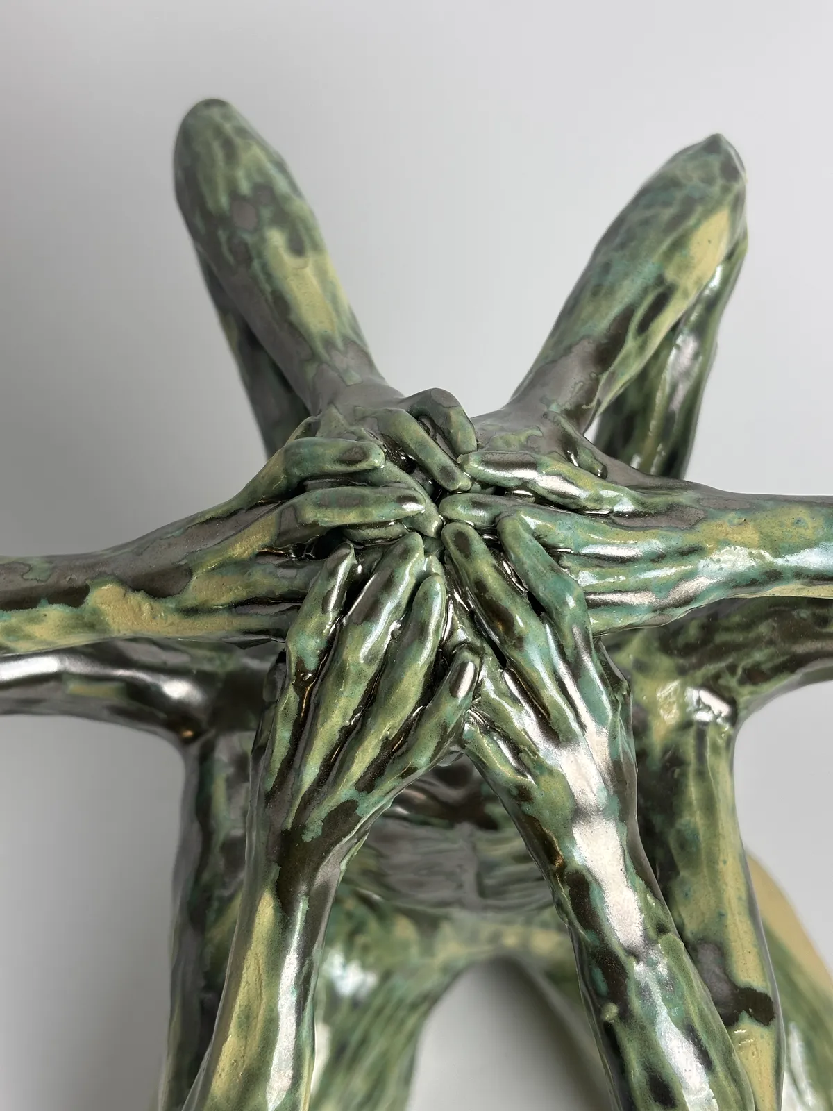 Image of Pressure II by VITALIY KRASUTSKIY, made of Chamotte clay, glazes, Sculpture medium, from Lviv, part of the Series 1 series, priced at €500 Photo 8 of 11.