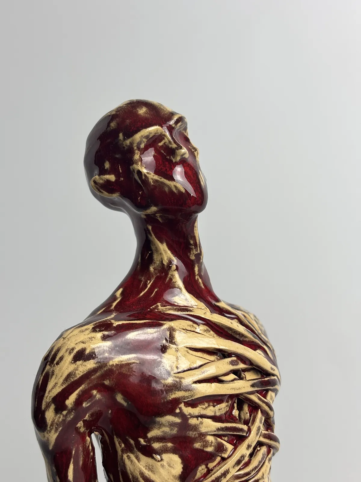 Image of Wound by VITALIY KRASUTSKIY, made of Chamotte clay, glazes, from Lviv, priced at €300 Photo 8 of 12.