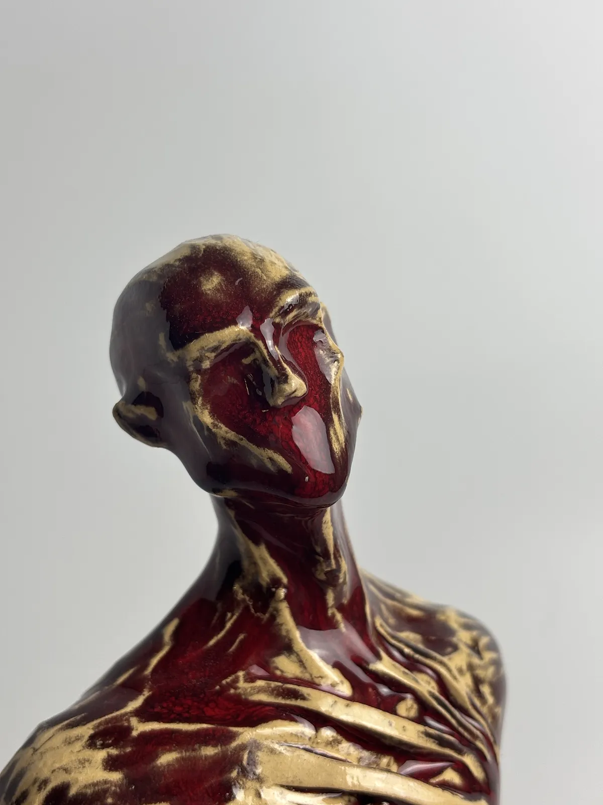 Image of Wound by VITALIY KRASUTSKIY, made of Chamotte clay, glazes, from Lviv, priced at €300 Photo 11 of 12.
