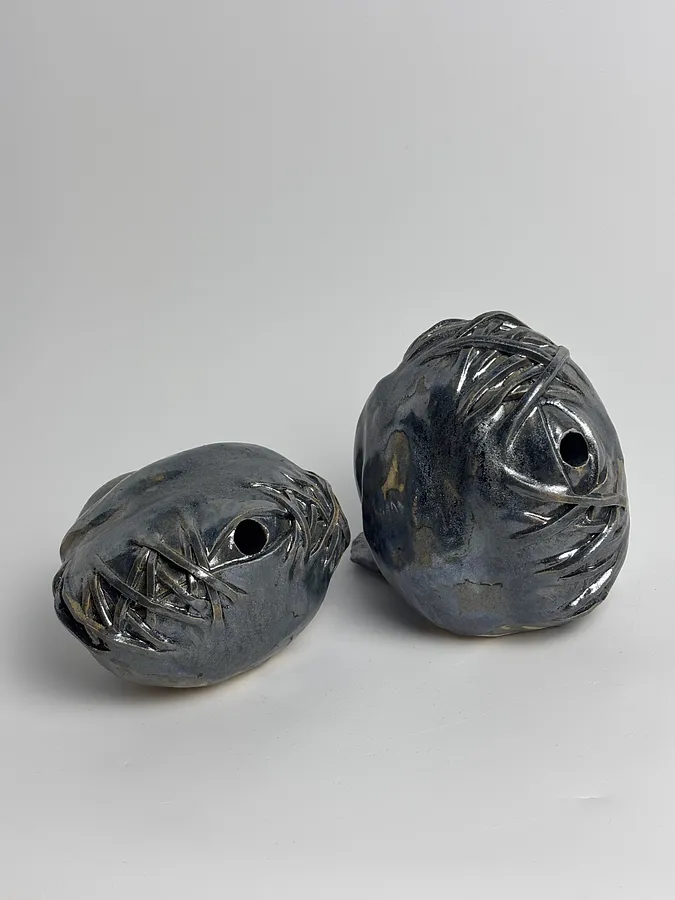 Image of Очі by VITALIY KRASUTSKIY, size: 15х15 см, Sculpture medium, part of the Series 1 series, priced at €200