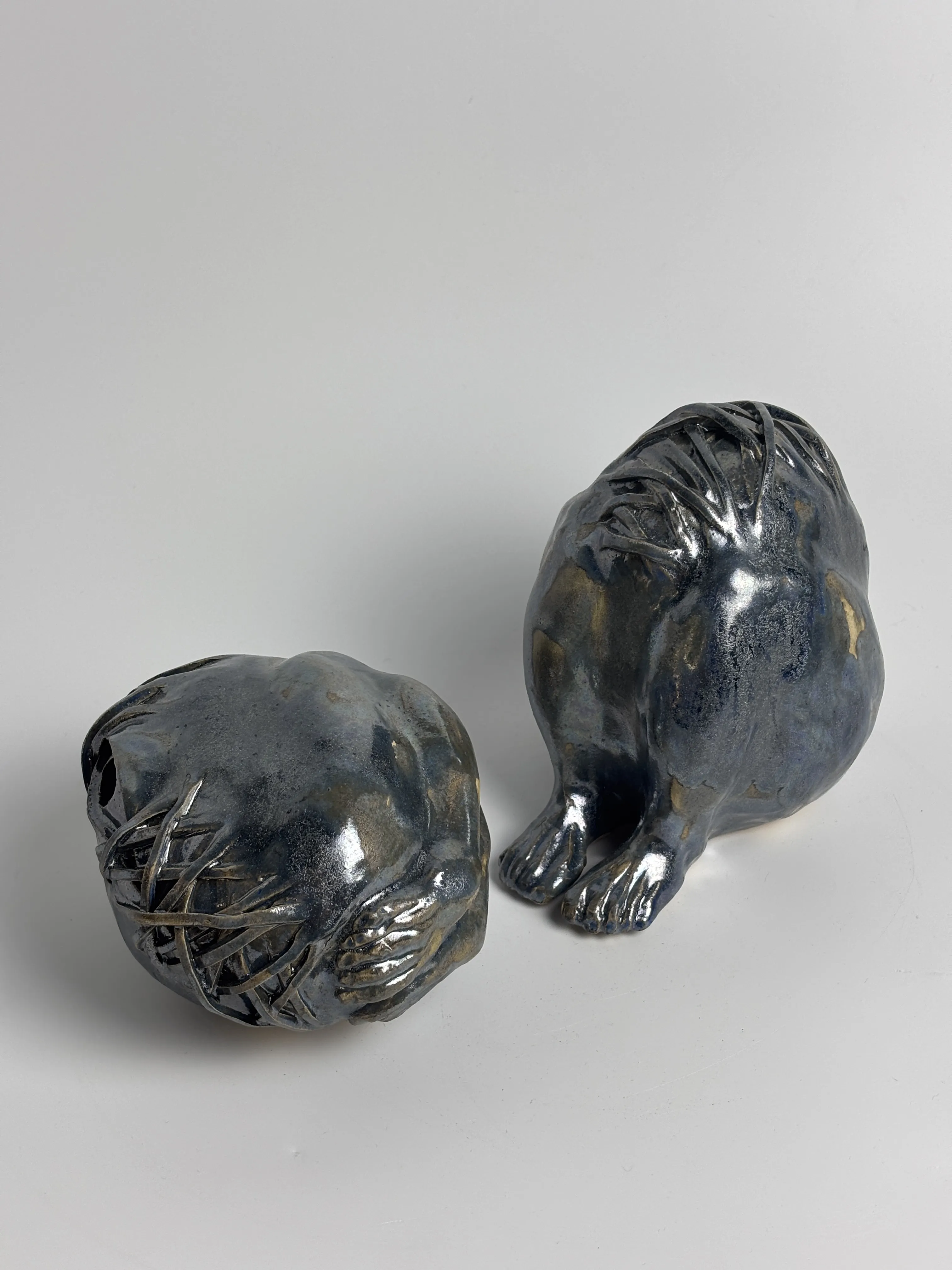Image of Eyes by VITALIY KRASUTSKIY, made of Chamotte clay, glazes, Sculpture medium, from Lviv, part of the Series 1 series, priced at €500 (≈ 25,885 грн) Photo 11 of 12.