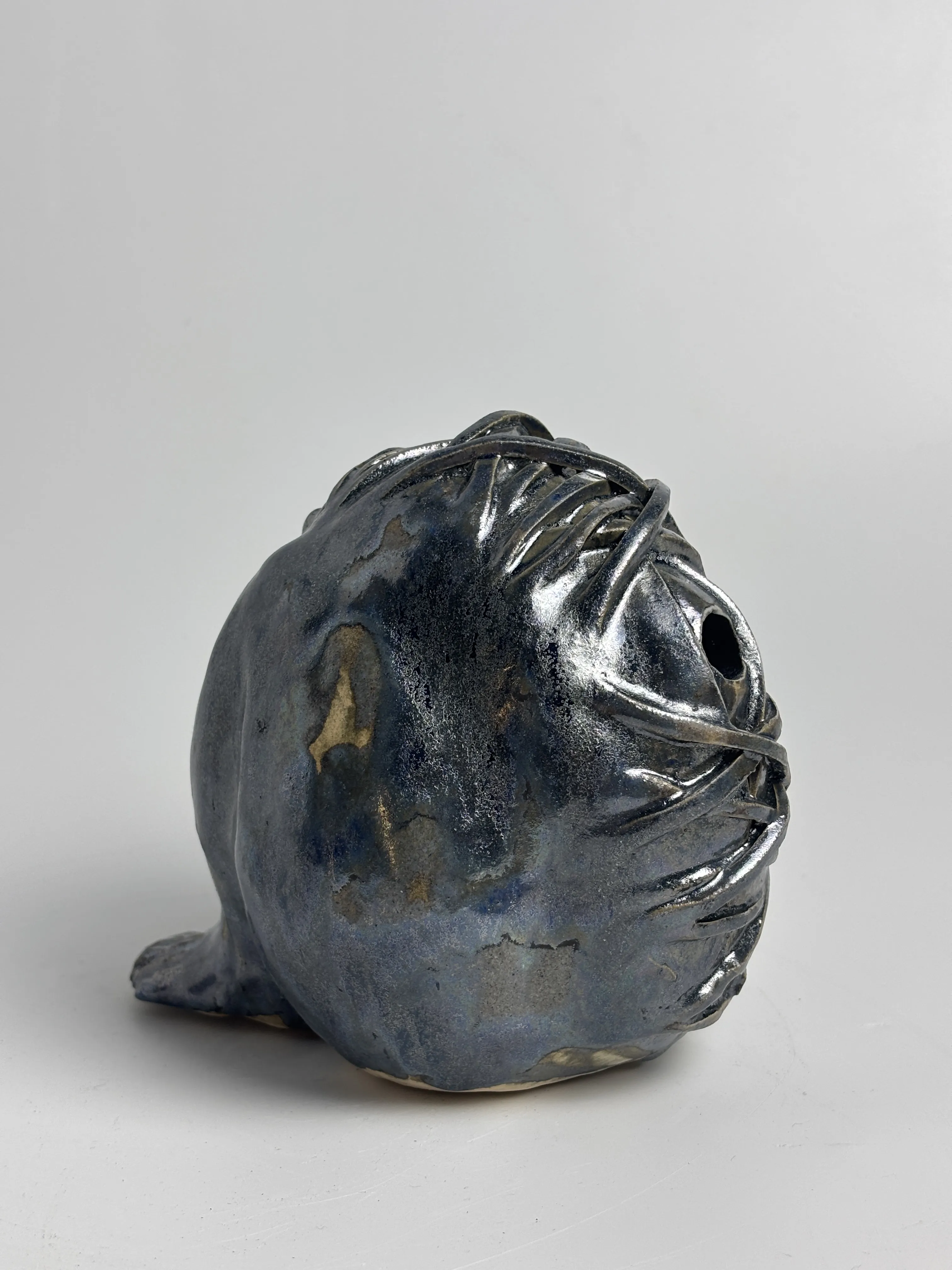 Image of Eyes by VITALIY KRASUTSKIY, made of Chamotte clay, glazes, Sculpture medium, from Lviv, part of the Series 1 series, priced at €500 (≈ 25,885 грн) Photo 7 of 12.