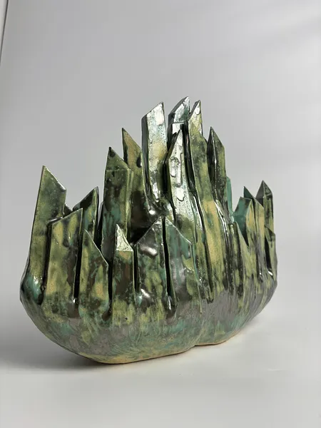 Image of Смарагд by VITALIY KRASUTSKIY, size: 33х27 см, Sculpture medium, part of the Series 1 series, priced at €800 Photo 3 of 10.