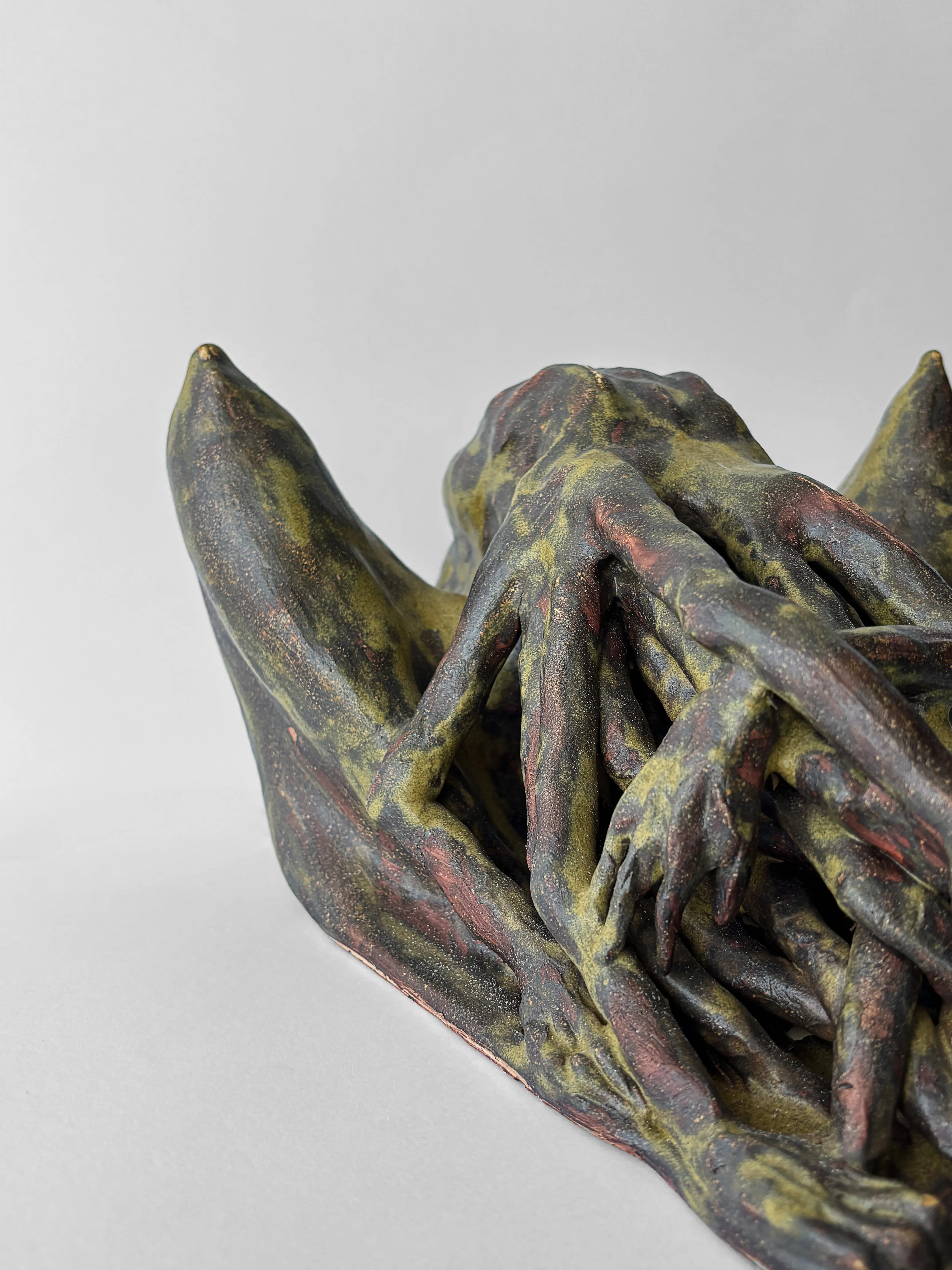 Image of Roots by VITALIY KRASUTSKIY, made of Chamotte clay, glazes, Sculpture medium, from Lviv, part of the Series 1 series, priced at €1600 (≈ 82,833 грн) Photo 4 of 7.