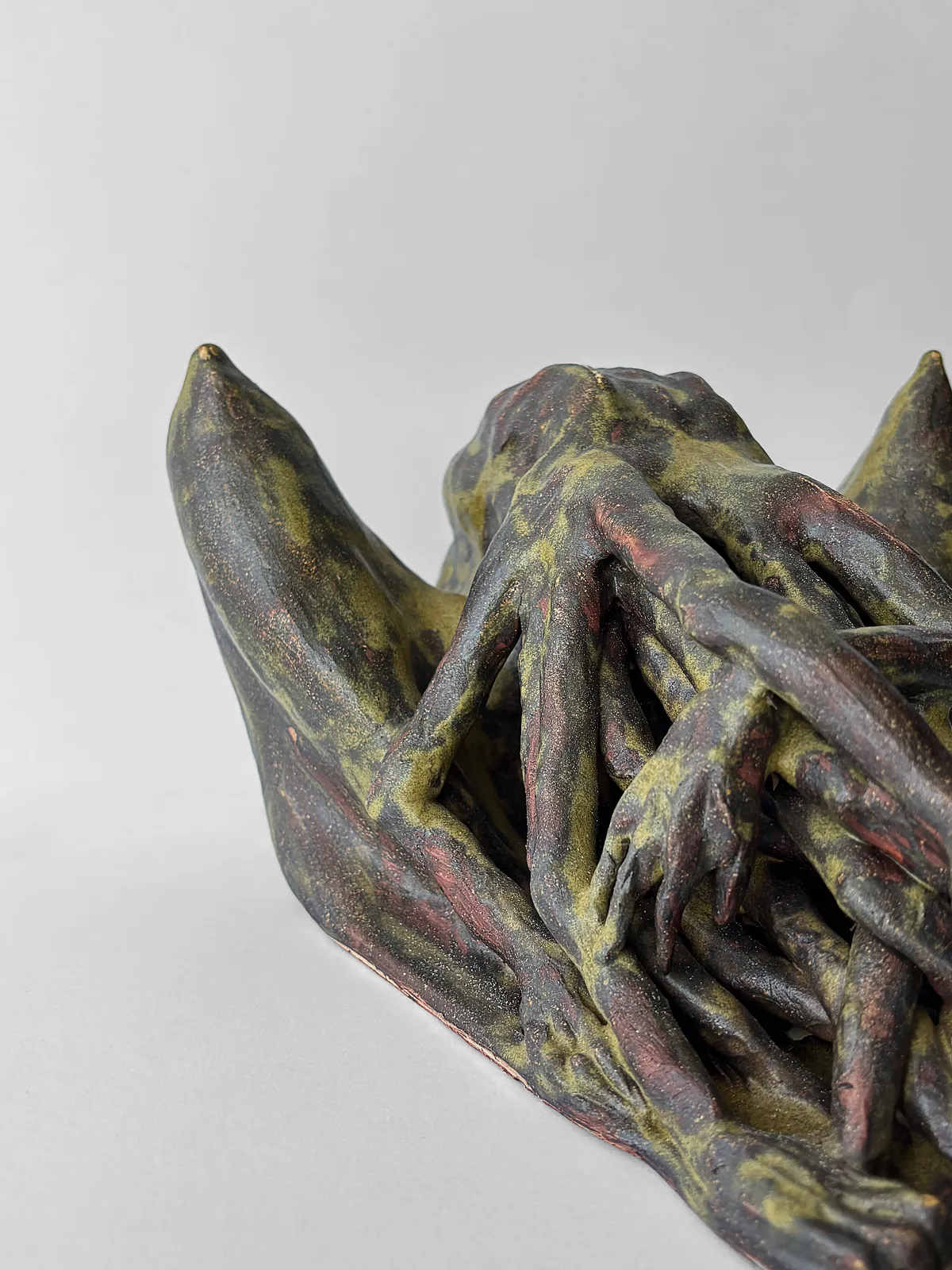 Image of Roots by VITALIY KRASUTSKIY, made of Chamotte clay, glazes, Sculpture medium, from Lviv, part of the Series 1 series, priced at €800 Photo 4 of 7.