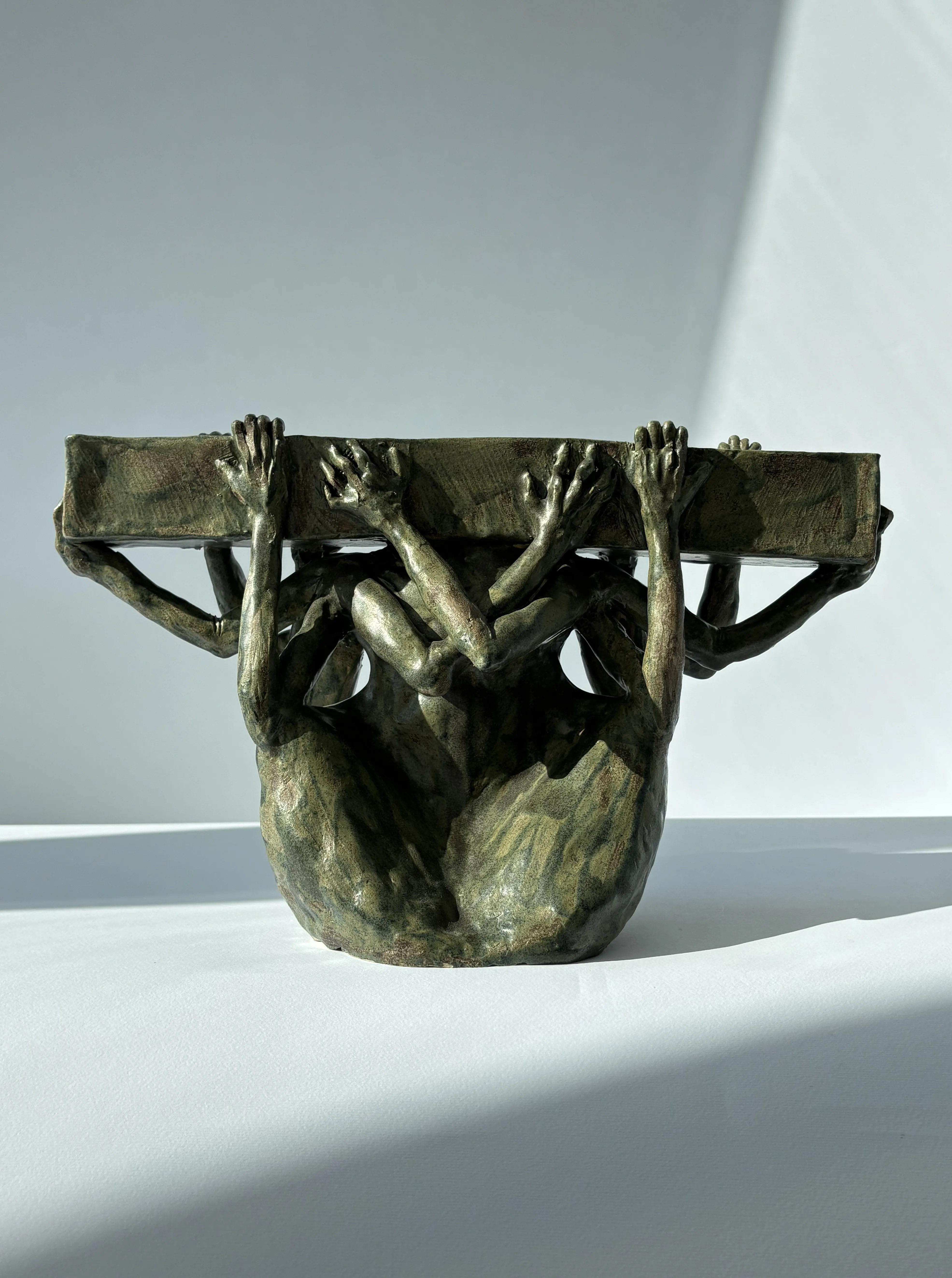 Image of Ноша by VITALIY KRASUTSKIY, size: 33x20x15, Sculpture medium, part of the Series 1 series Photo 3 of 11.