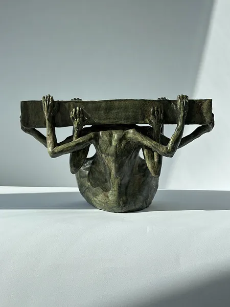 Image of Ноша by VITALIY KRASUTSKIY, size: 33x20x15, Sculpture medium, part of the Series 1 series Photo 8 of 11.