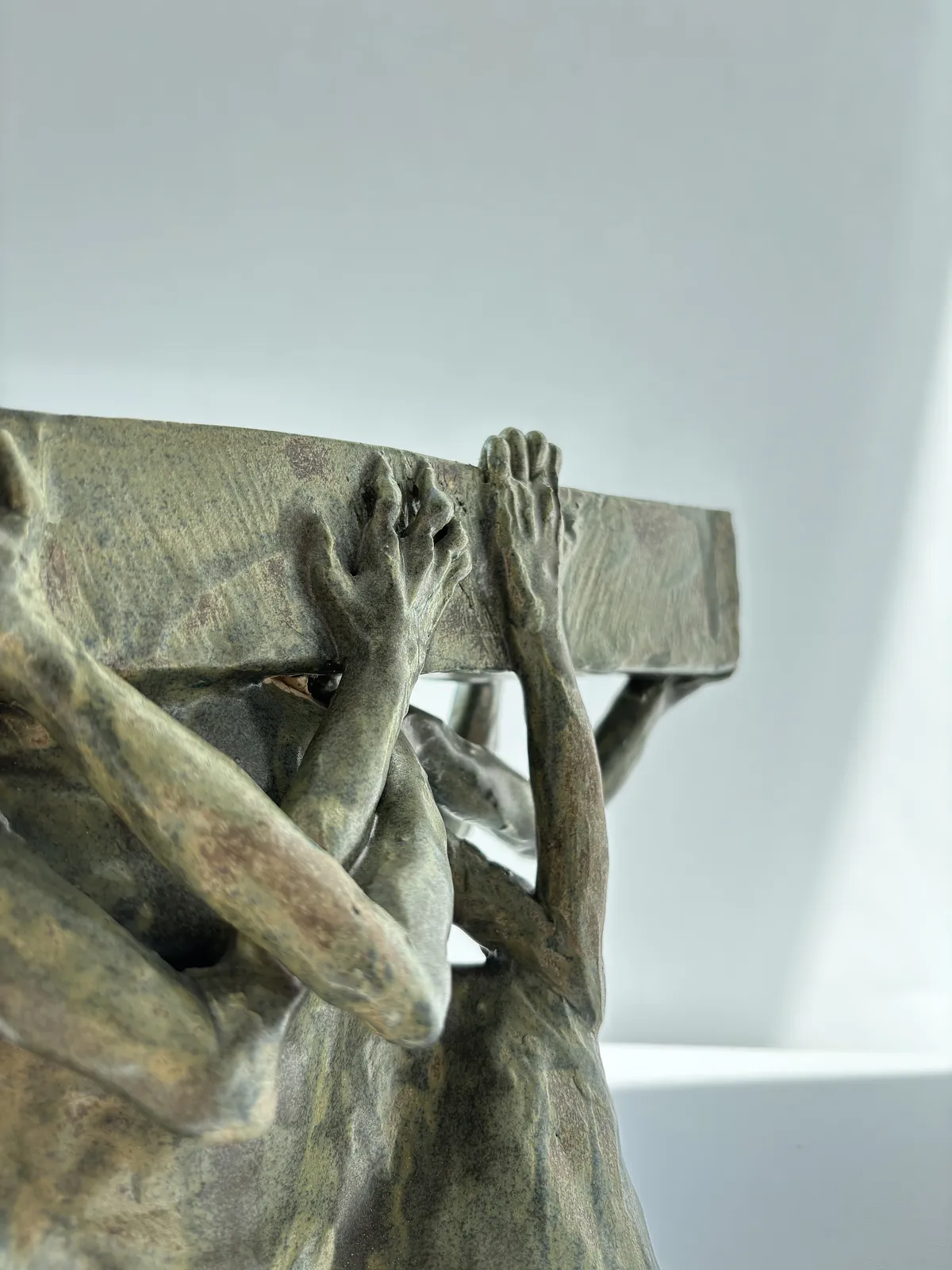 Image of Burden by VITALIY KRASUTSKIY, made of Chamotte clay, glazes, Sculpture medium, from Lviv, part of the Series 1 series Photo 11 of 11.