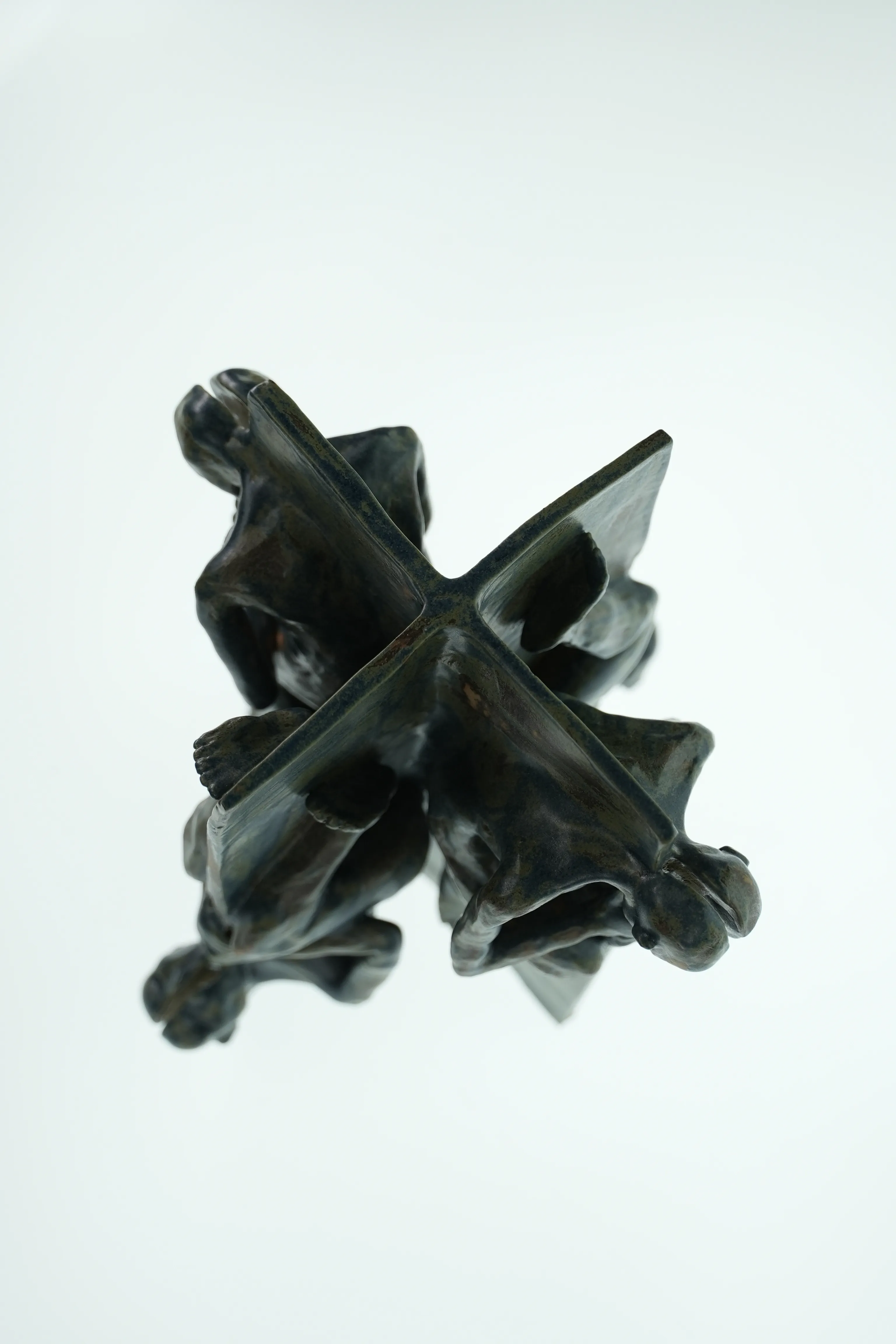 Image of Rebirth by VITALIY KRASUTSKIY, made of Chamotte clay, glazes, Sculpture medium, from Lviv, part of the Series 1 series Photo 2 of 5.