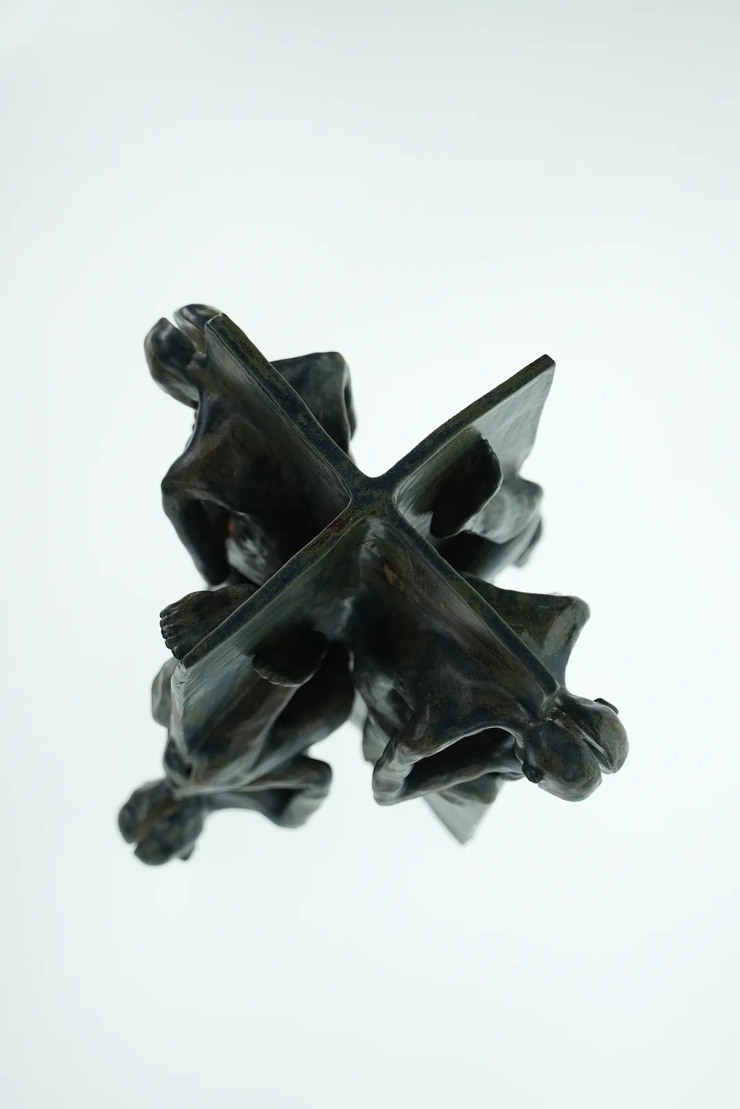 Image of Rebirth by VITALIY KRASUTSKIY, made of Chamotte clay, glazes, Sculpture medium, from Lviv, part of the Series 1 series Photo 2 of 5.