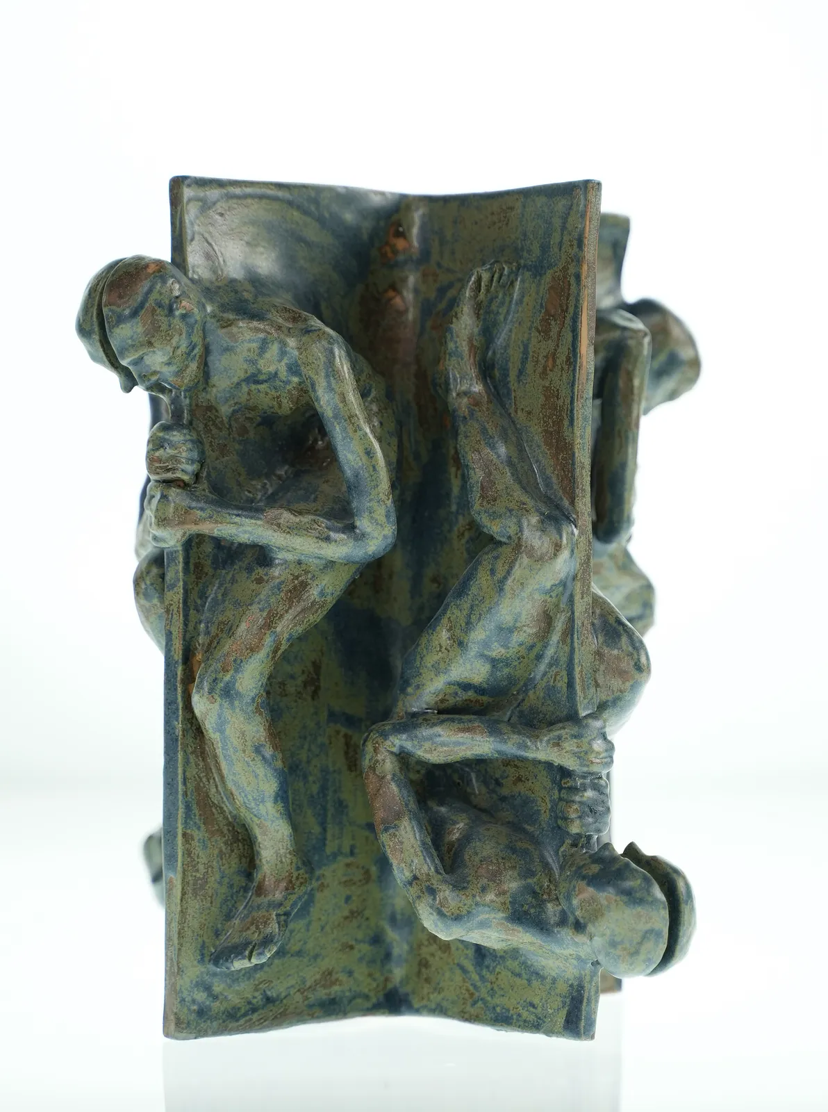Image of Rebirth by VITALIY KRASUTSKIY, made of Chamotte clay, glazes, Sculpture medium, from Lviv, part of the Series 1 series Photo 4 of 5.